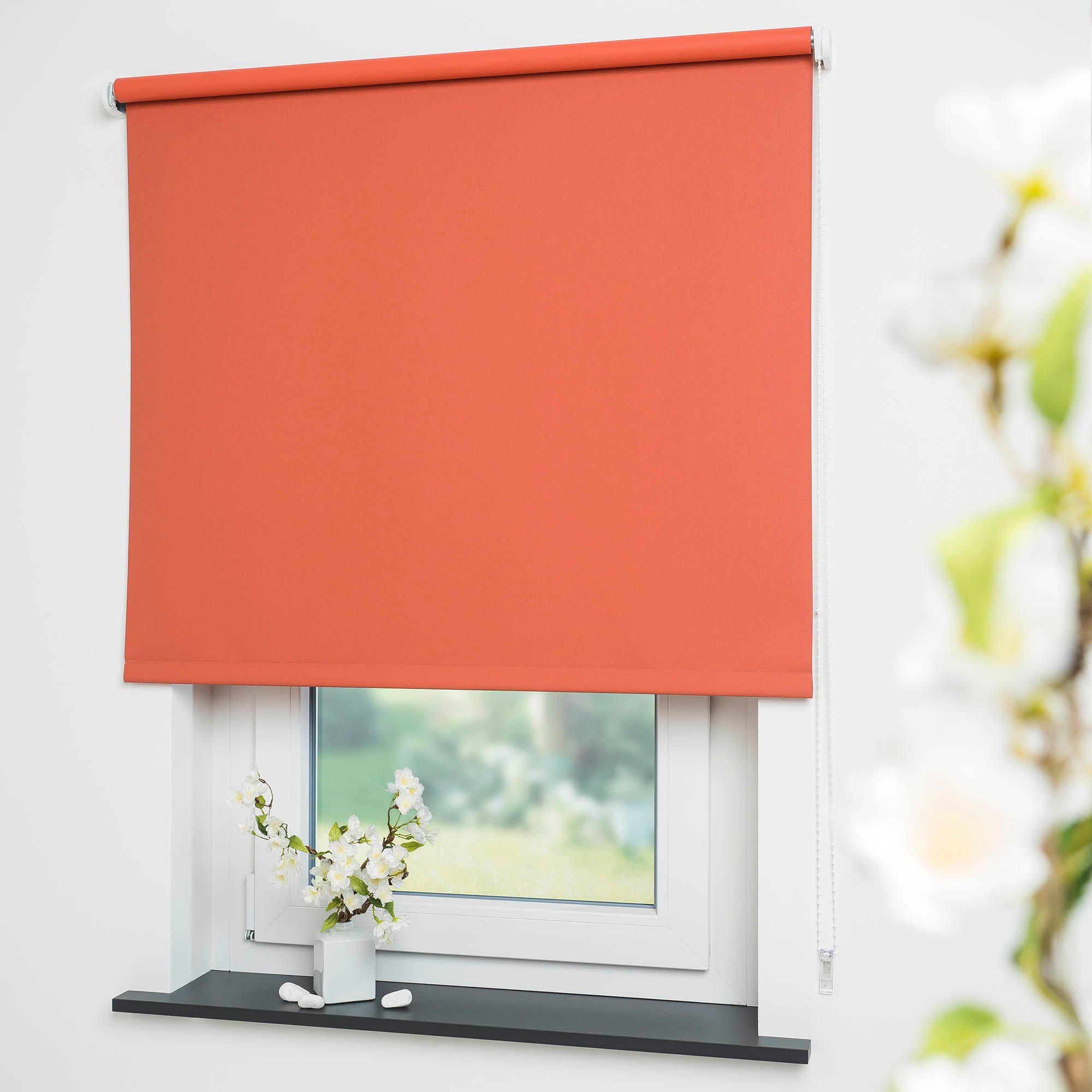 Liedeco Rolgordijn met zijbediening Uni (1 stuk) rolgordijnen maat H/B: 240/102 cm bruin