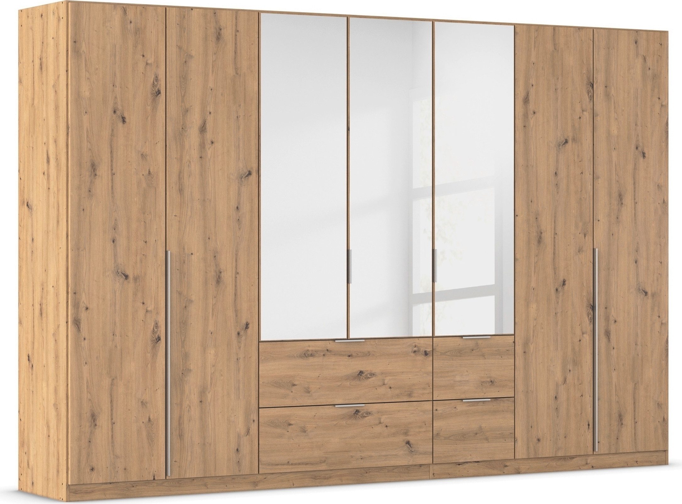 Rauch Draaideurkast Kledingkast kast garderobe AGORDO met decor- of hoogglansfront