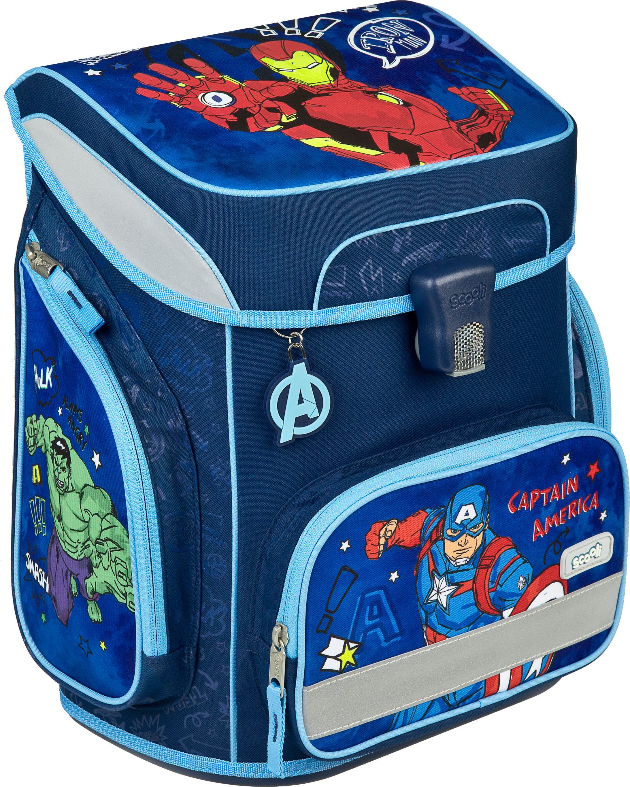 Scooli Schooltas EasyFit, Avengers (5-delig)