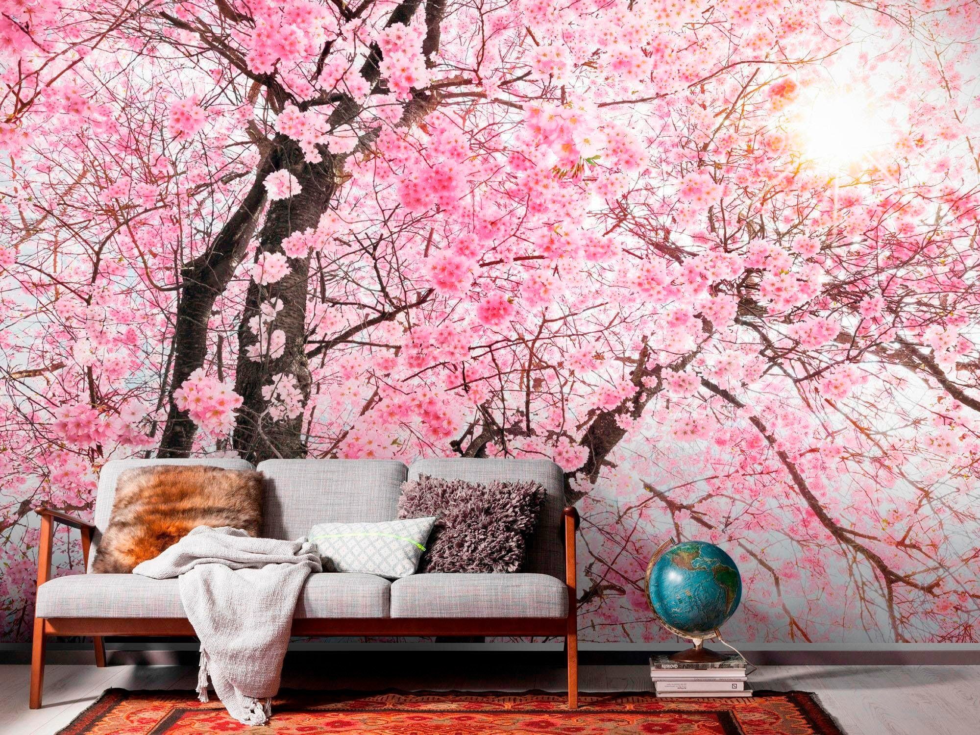 Komar Vliesbehang Digitale print vlies - Bloom - Afmeting 400 x 250 cm (1 stuk)
