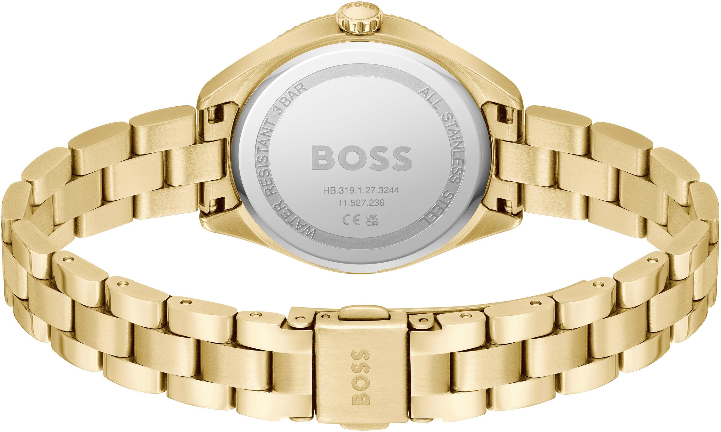 Boss Kwartshorloge Sage Damenuur, horloge, analoog, roestvrijstalen band