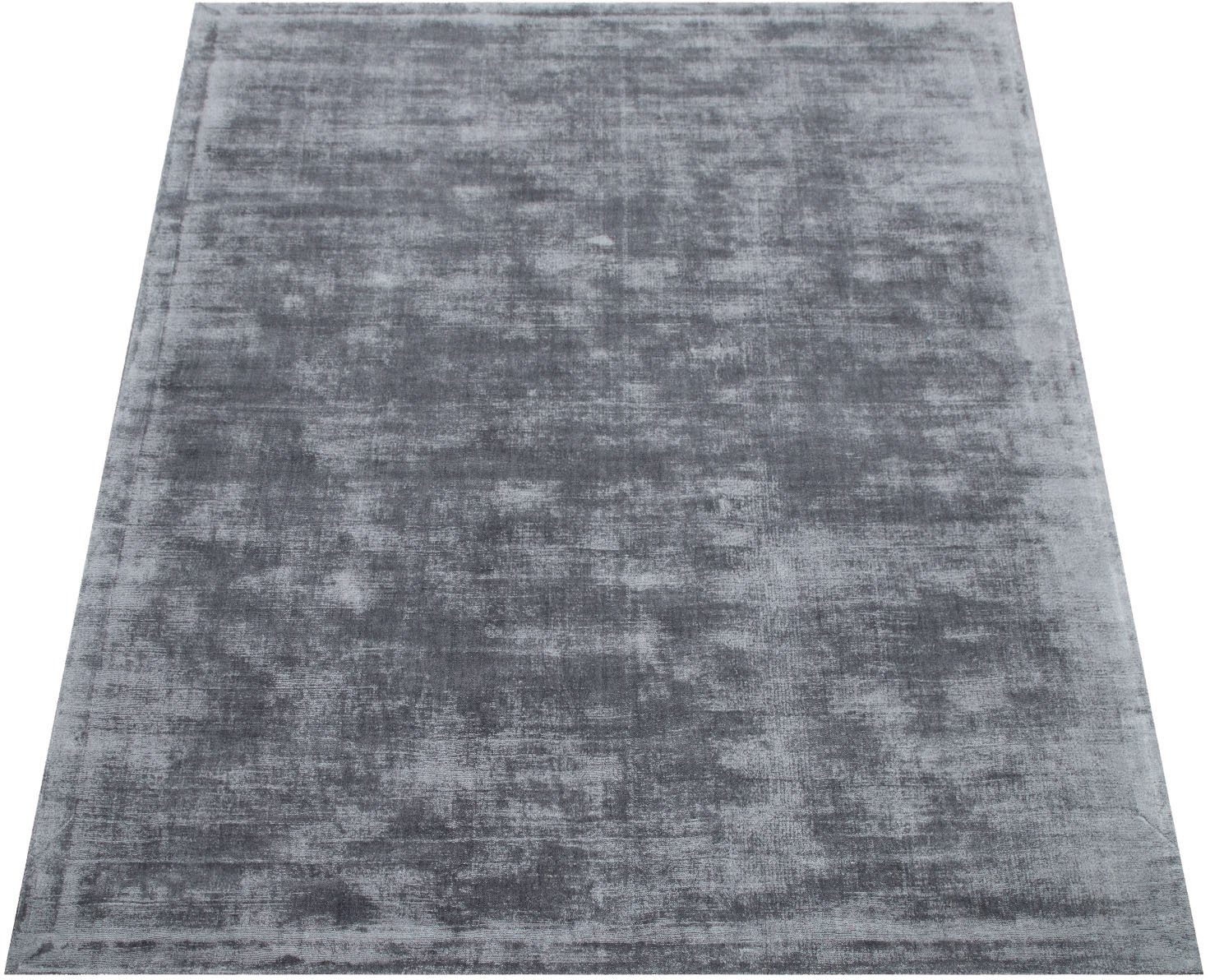 Paco Home Vloerkleed Nagpur 260 Handgeweven, korte pool, 80% viscose, met lichte glans, met de hand geweven