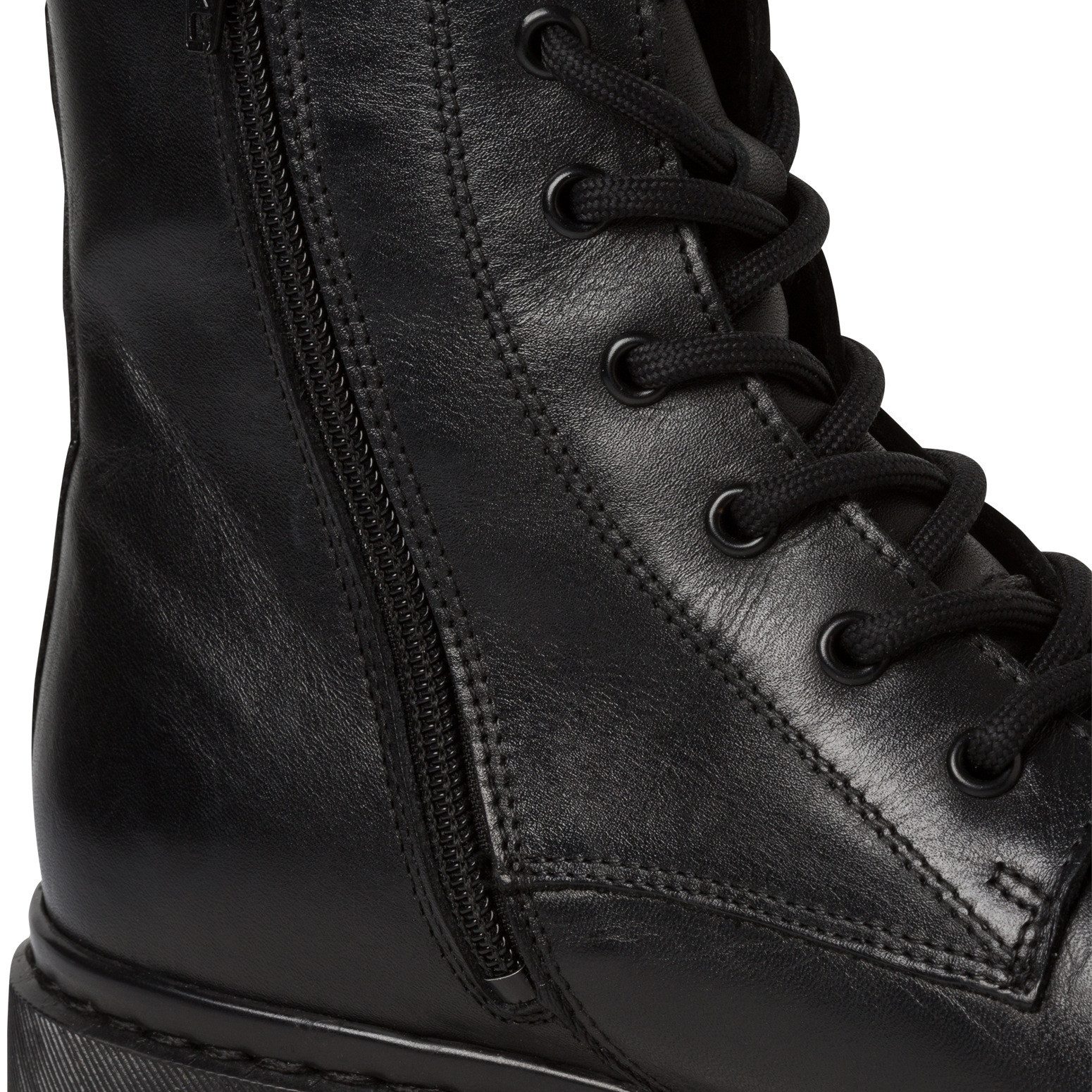 Tamaris Veterschoenen lace-up ankle boots, chunky boots with logoprinted pull tab