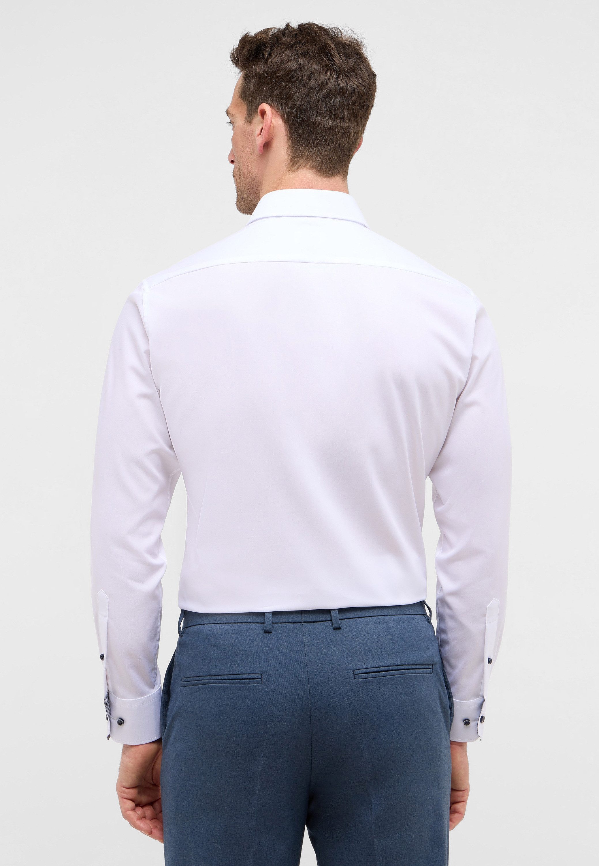 Eterna Overhemd met lange mouwen MODERN FIT NON IRON (strijkvrij)