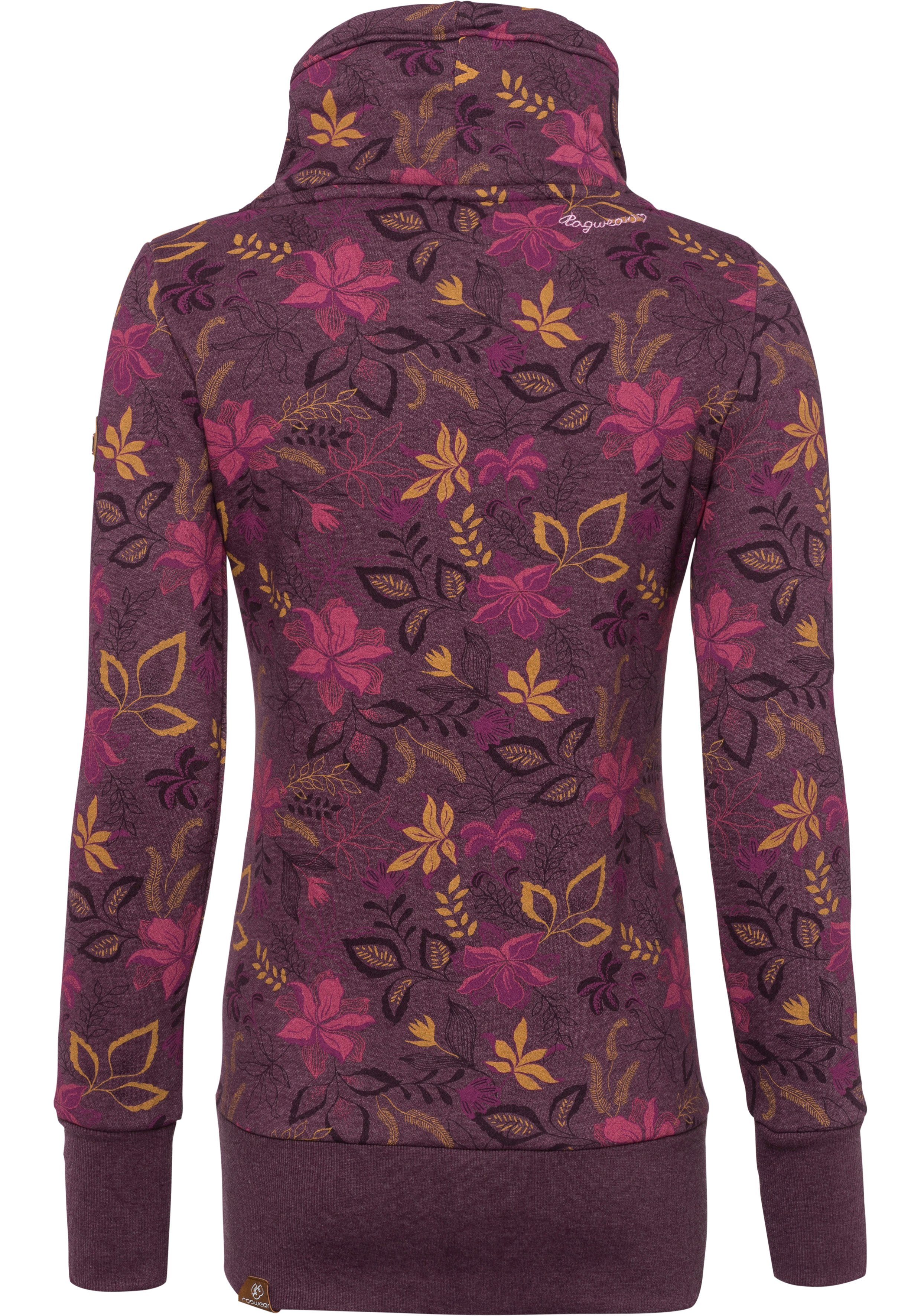 Ragwear Sweatshirt NESKA O Capuchonsweater met asymmetrische sjaalkraag