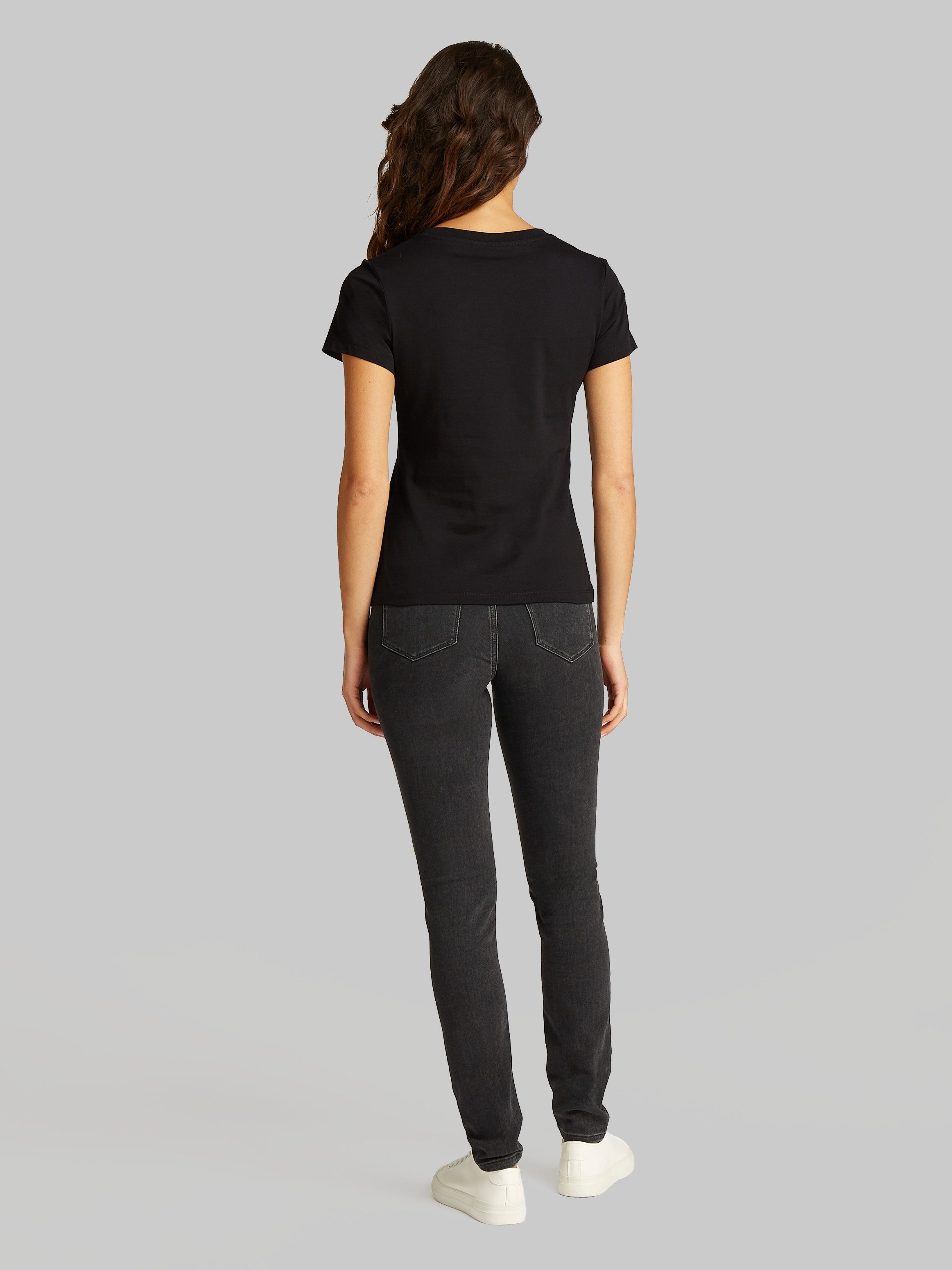 Calvin Klein Shirt met ronde hals INSTITUTIONAL GRAPHIC SLIM TEE