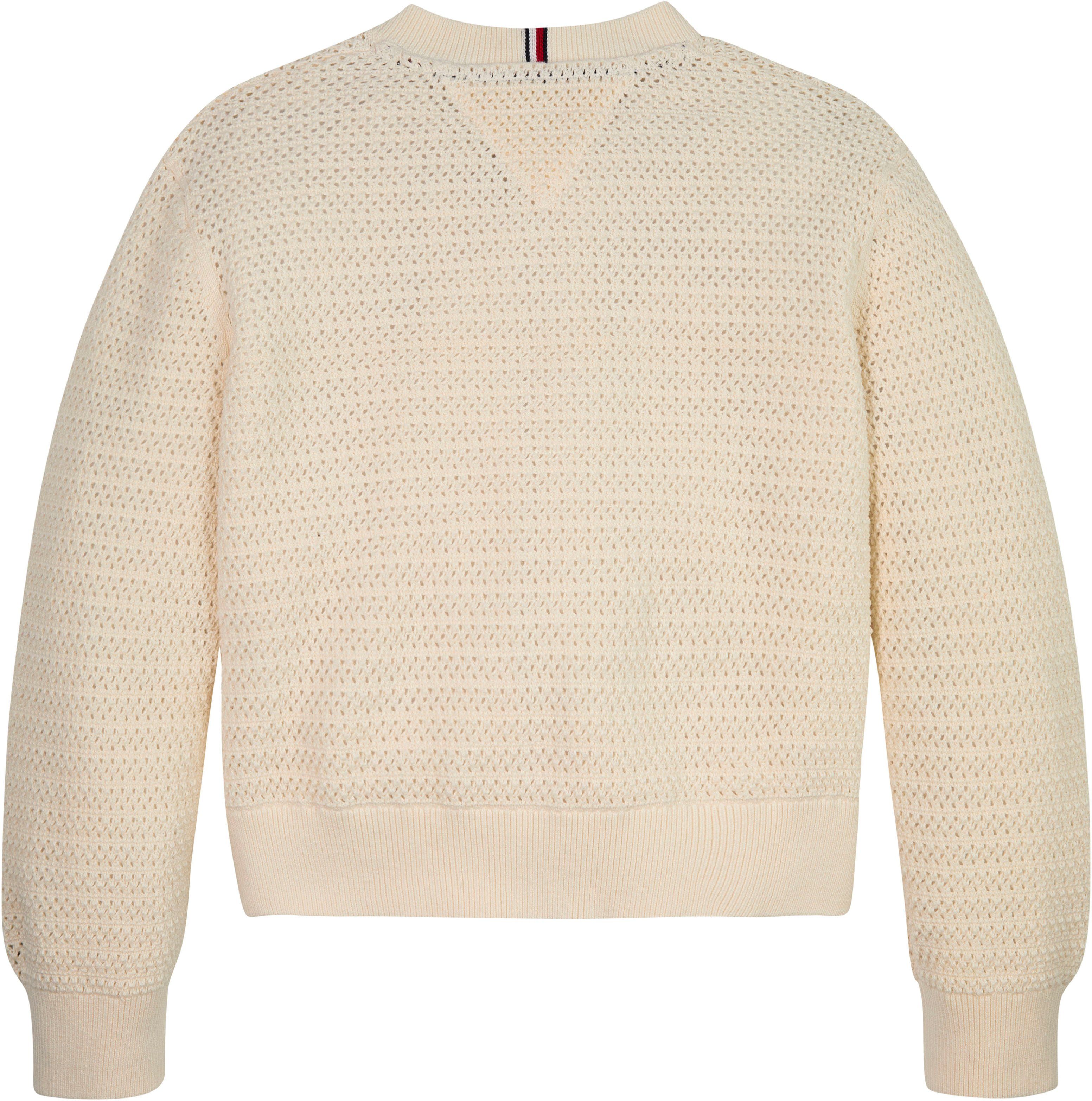 Tommy Hilfiger Vest CROCHET CARDIGAN