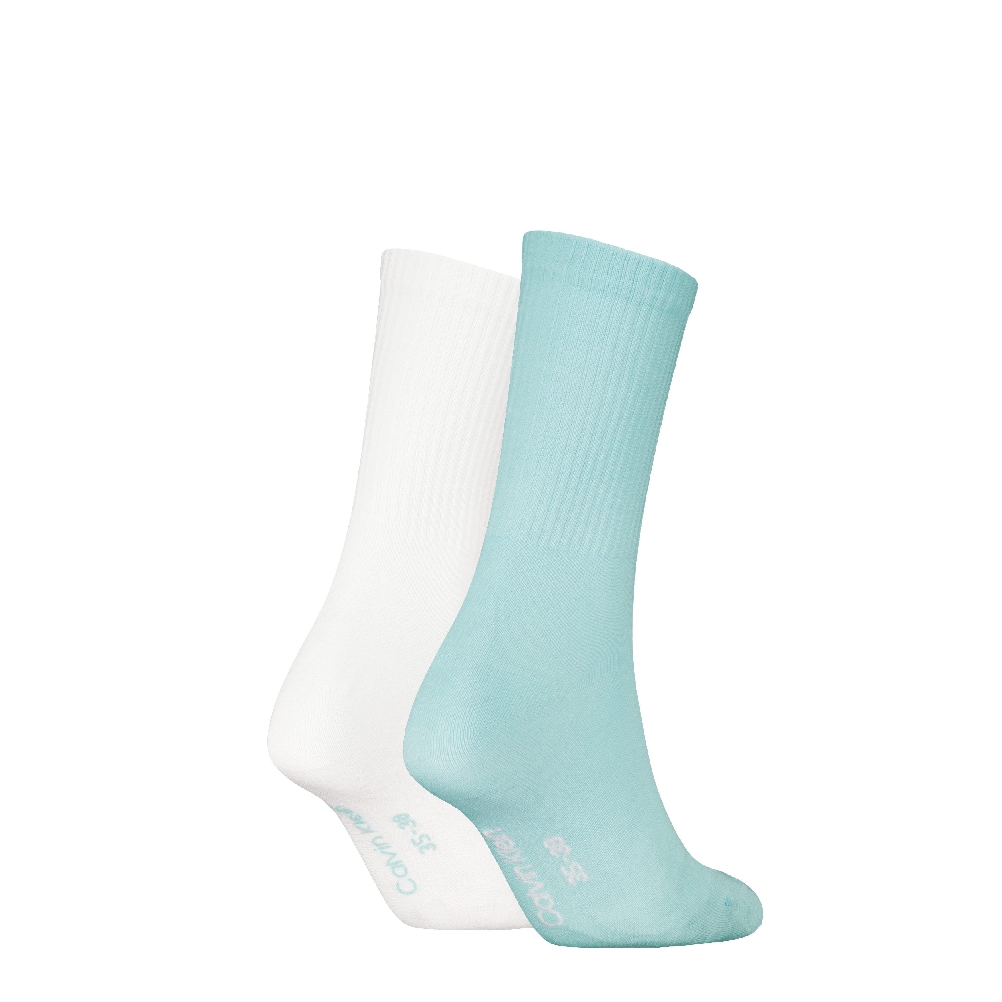 Calvin Klein Jeans Sokken CKJ WOMEN SOCK 2P MONOGRAM (2 paar, 2 paar)