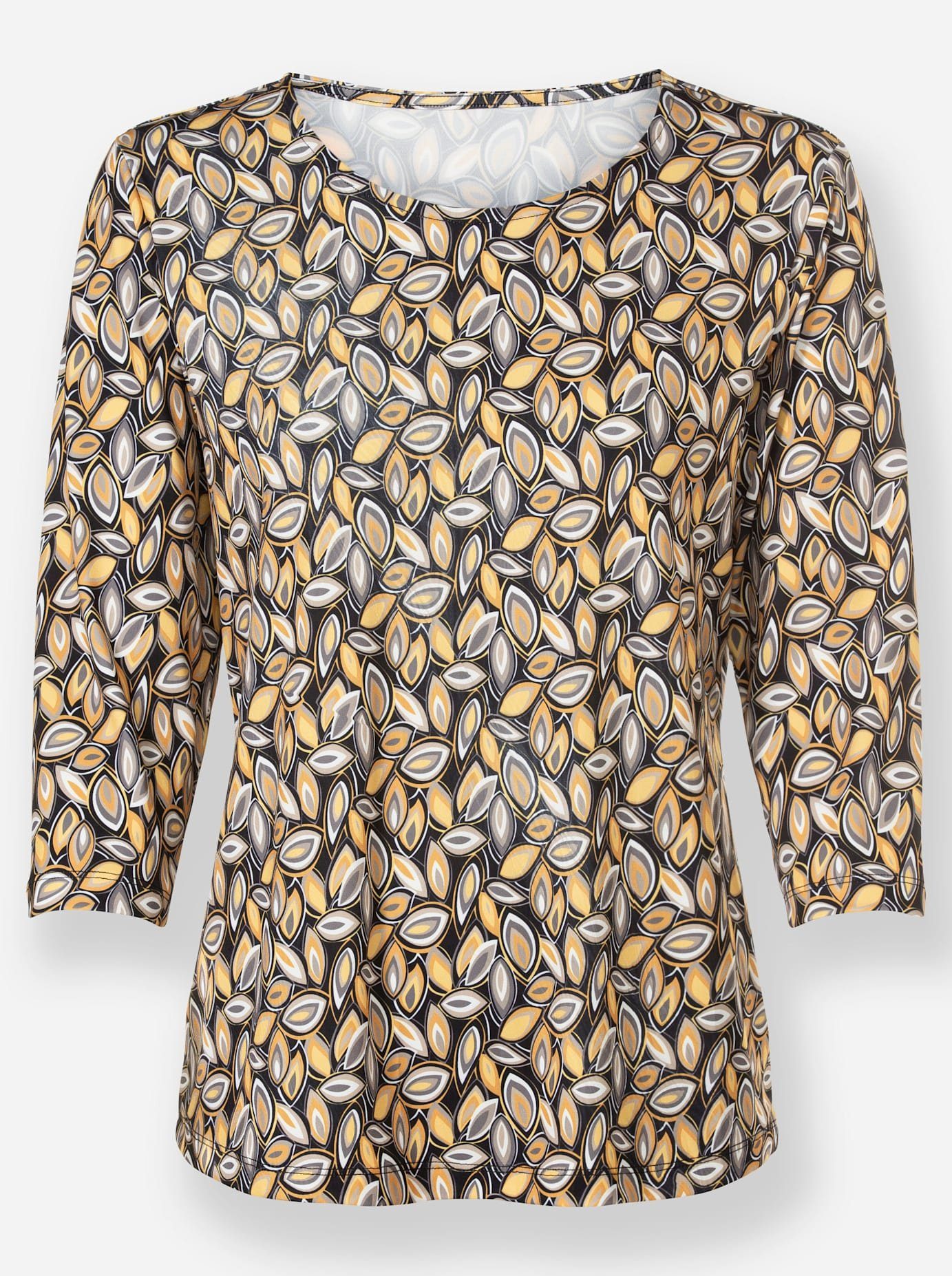 Classic Shirt met 3/4-mouwen Shirt (1-delig)