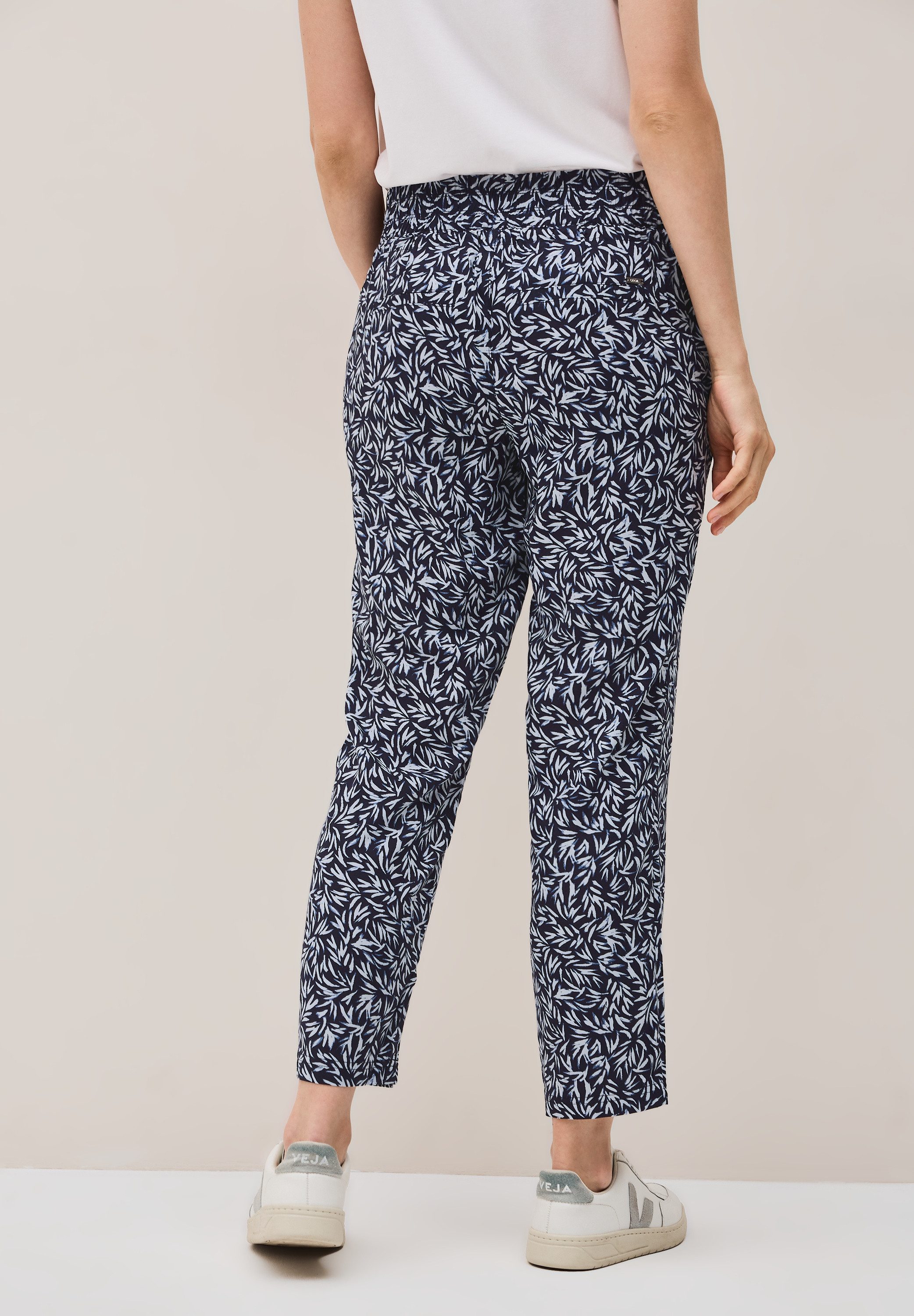 Cecil Stoffen broek Chelsea Zomerbroek met bloemen allover-print