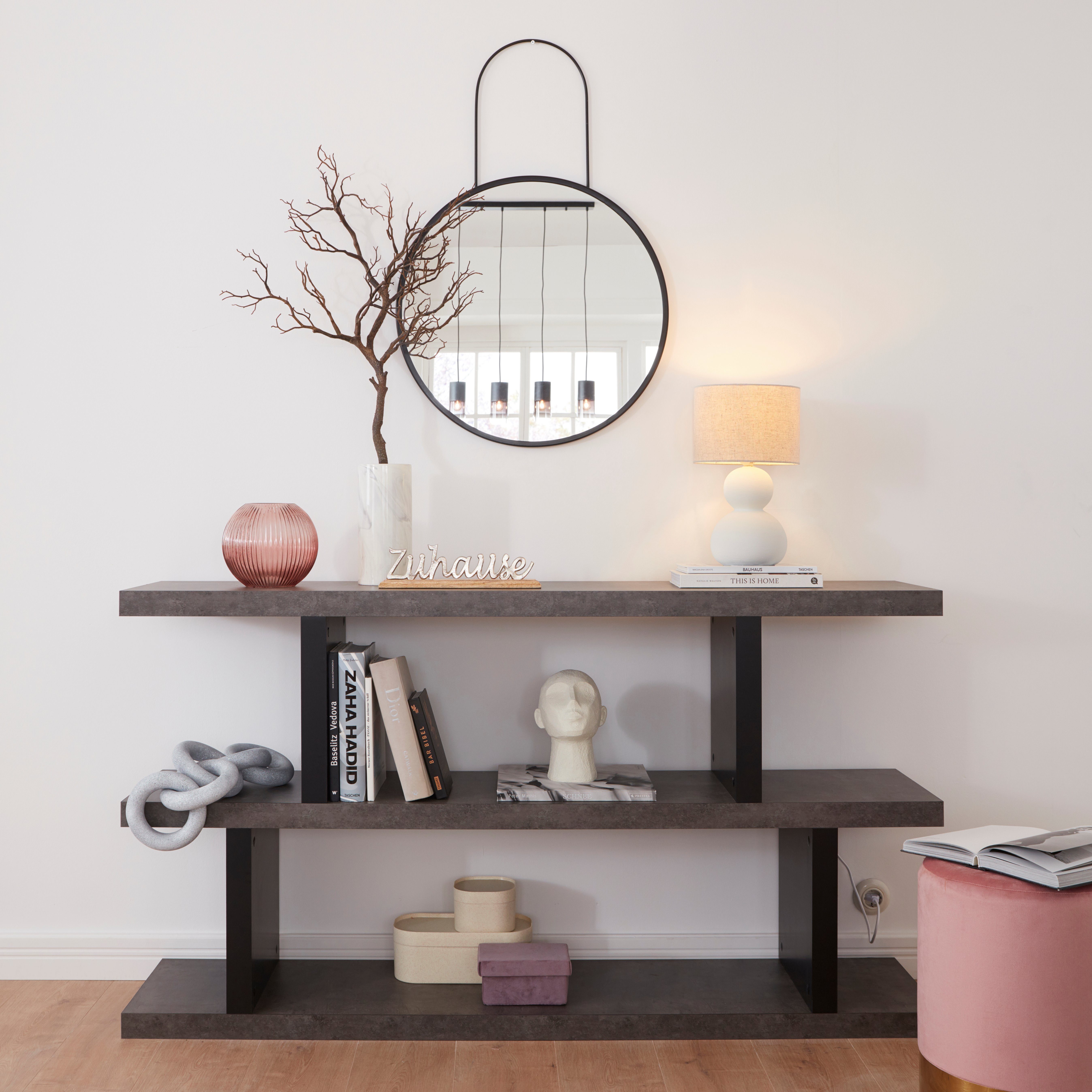 LeGer Home by Lena Gercke Tafellamp Malu max. 40w, linnen lampenkap, keramiek, hoogte: 37,5 cm, ø 22 cm (1 stuk)