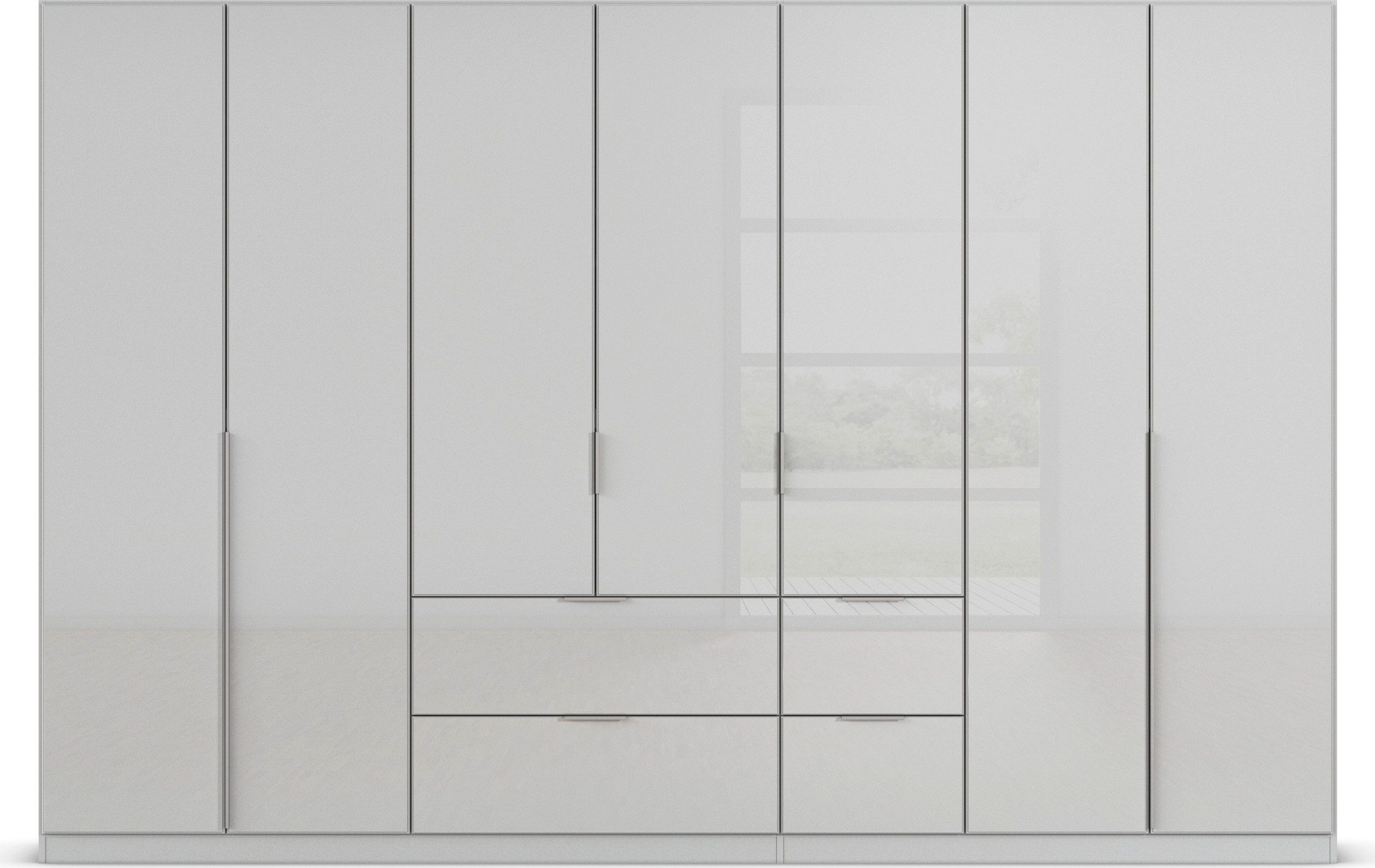 rauch Draaideurkast Kledingkasten kast garderobe AGORDO met glazen front