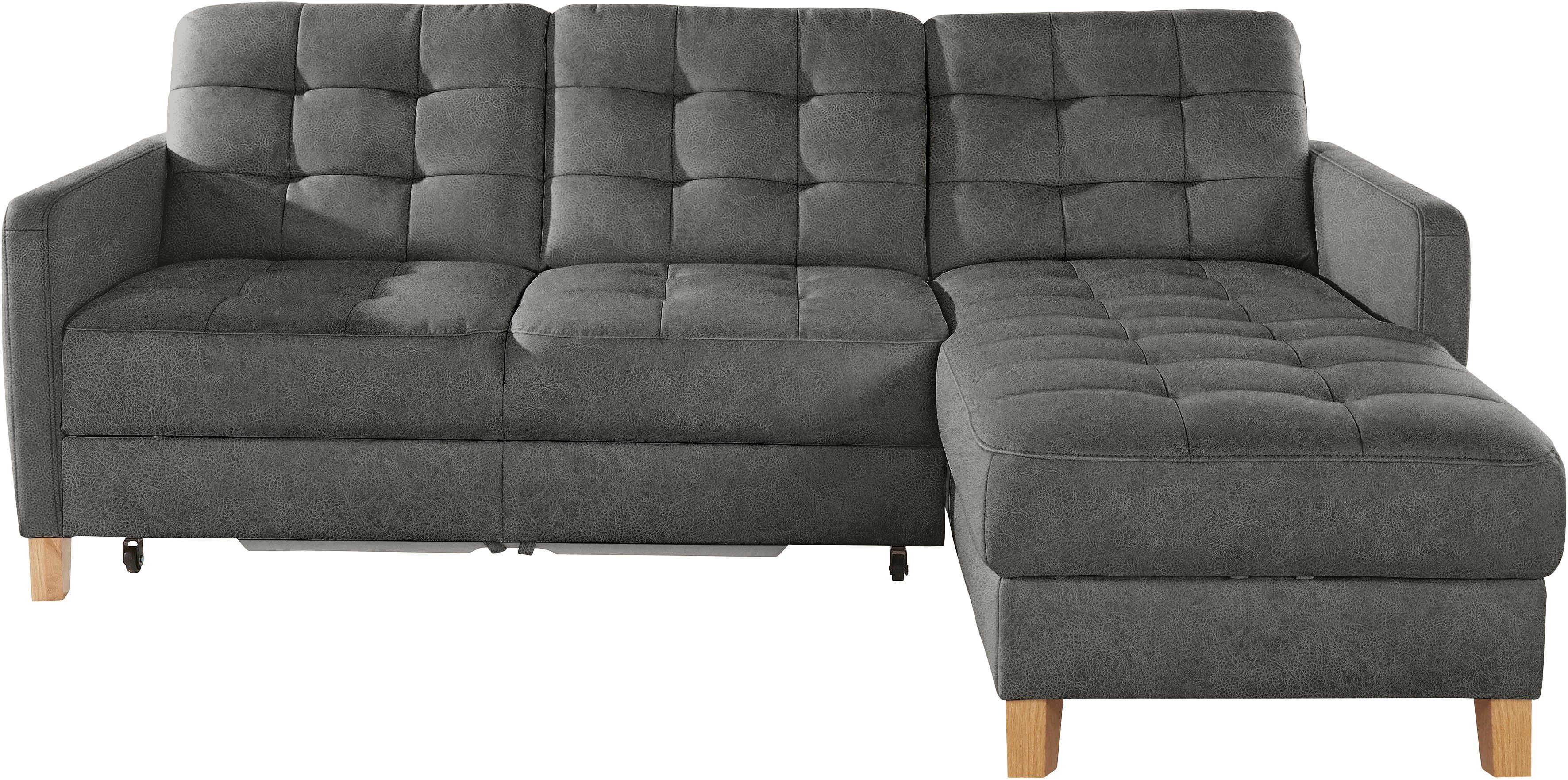 exxpo - sofa fashion Hoekbank Elio, compact en comfortabel, handig en tijdloos design, L-vorm