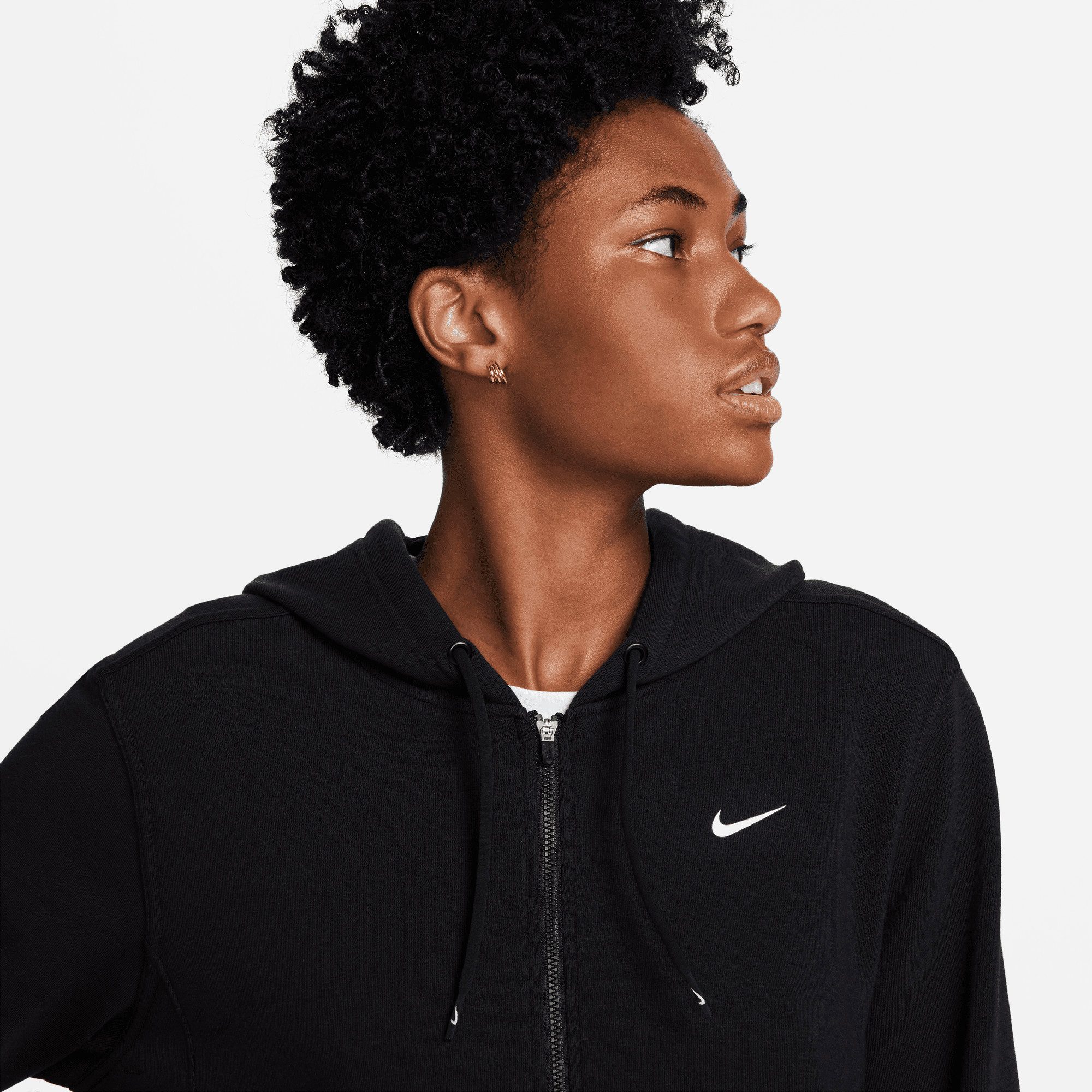 Nike Trainingsjack DRI-FIT ONE WOMEN'S FULL-ZIP HOODIE