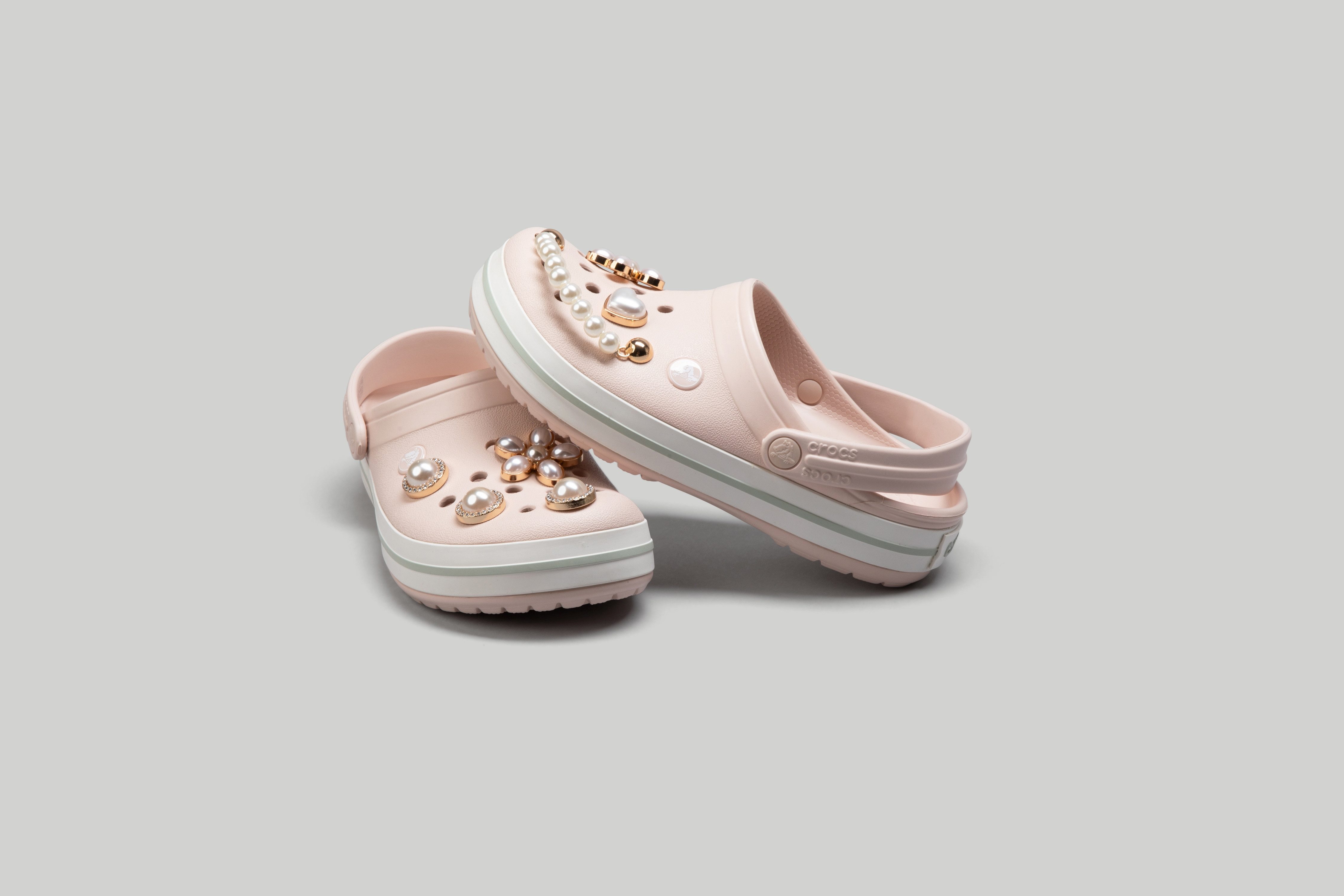 Crocs Clogs Crocband Clog zomerschoen, slippers, pantoffel met twee kleuren loopzool