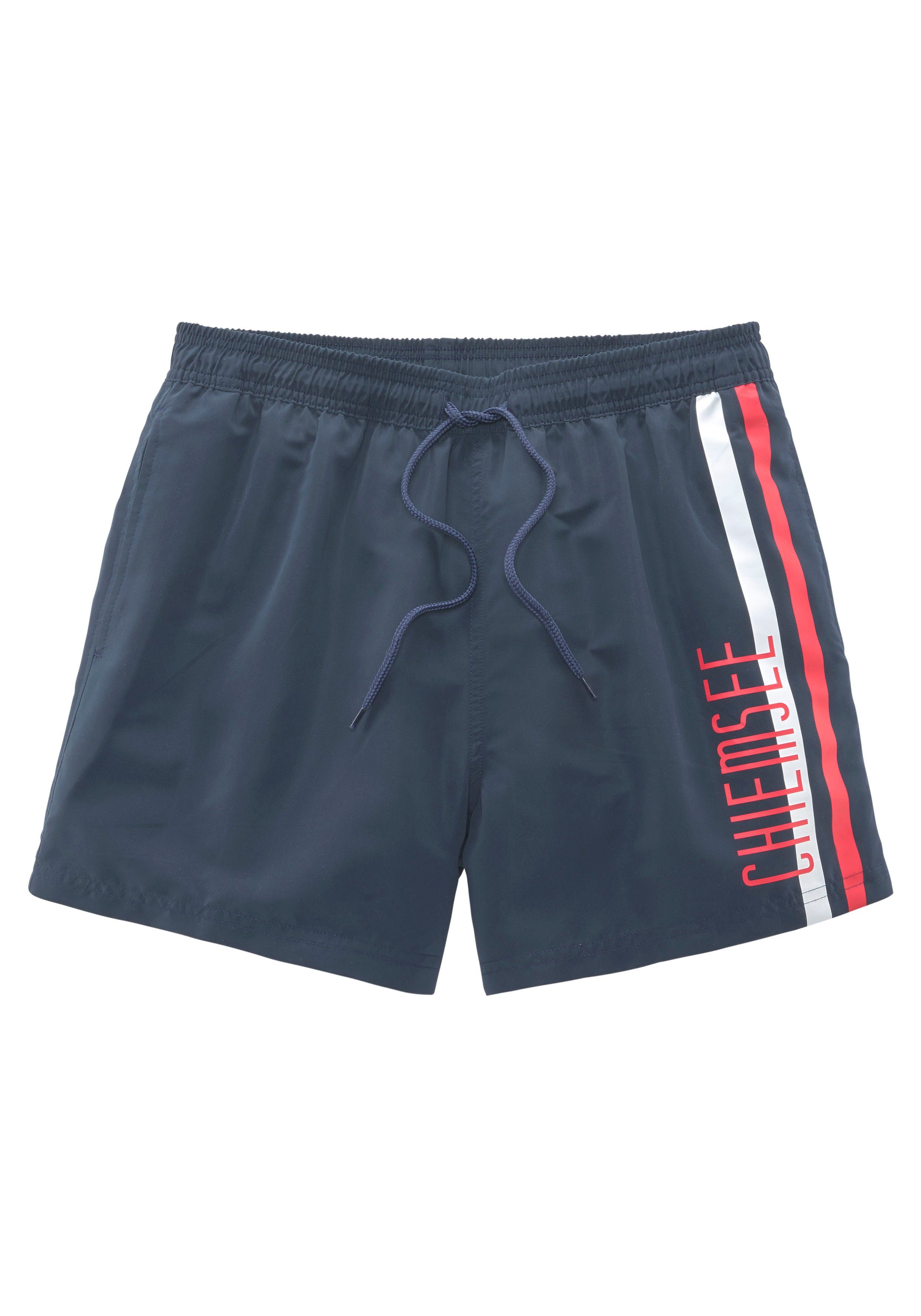 Chiemsee Zwemshort in 2 lengten en met merkopschrift