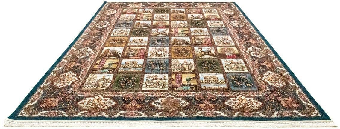 morgenland Oosters tapijt Roucher oosterse vloerkleden maat 250 cm x 350 cm x 7 mm blauw