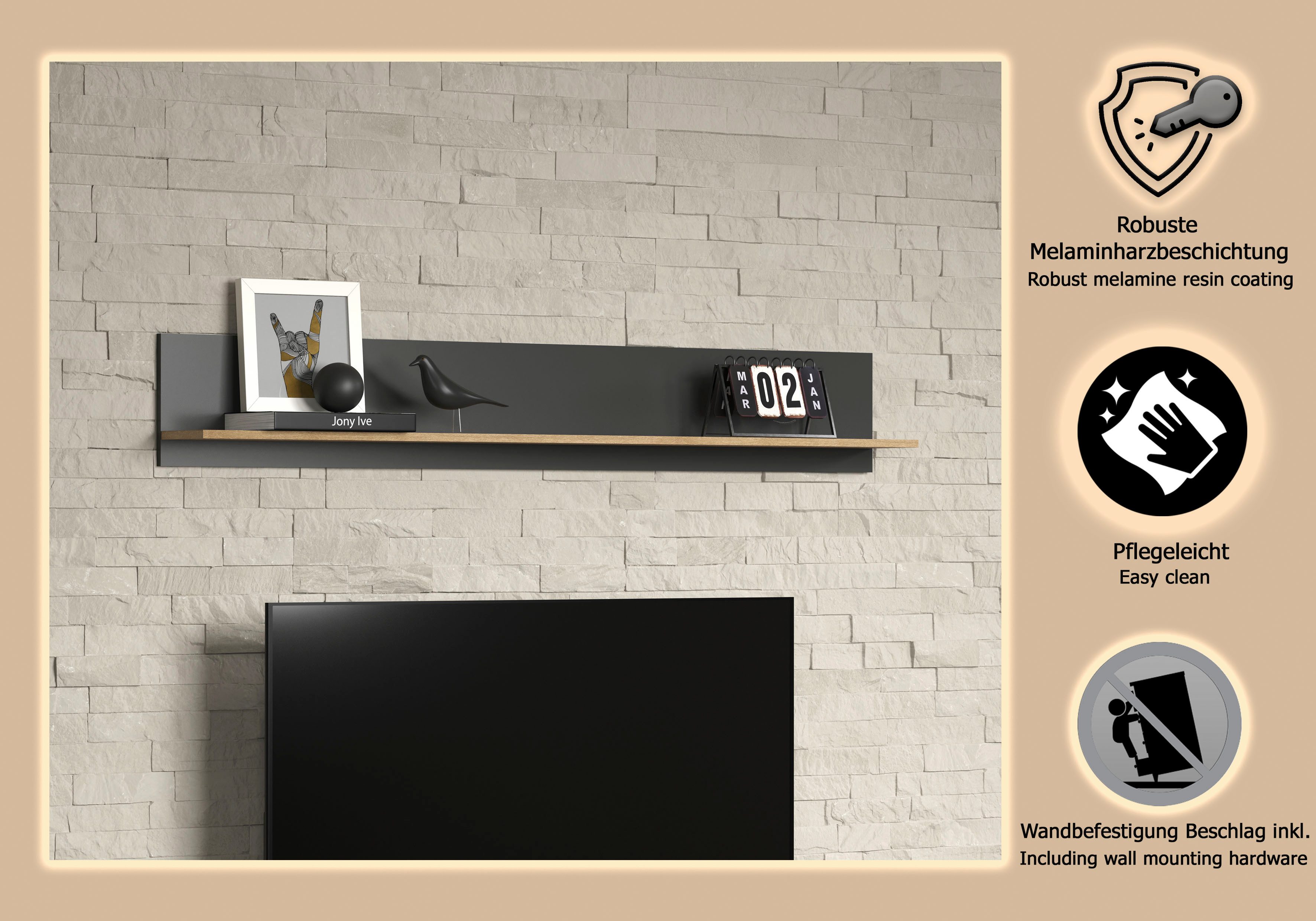 INOSIGN Wandrek Estepona Royale legplank (1 stuk)