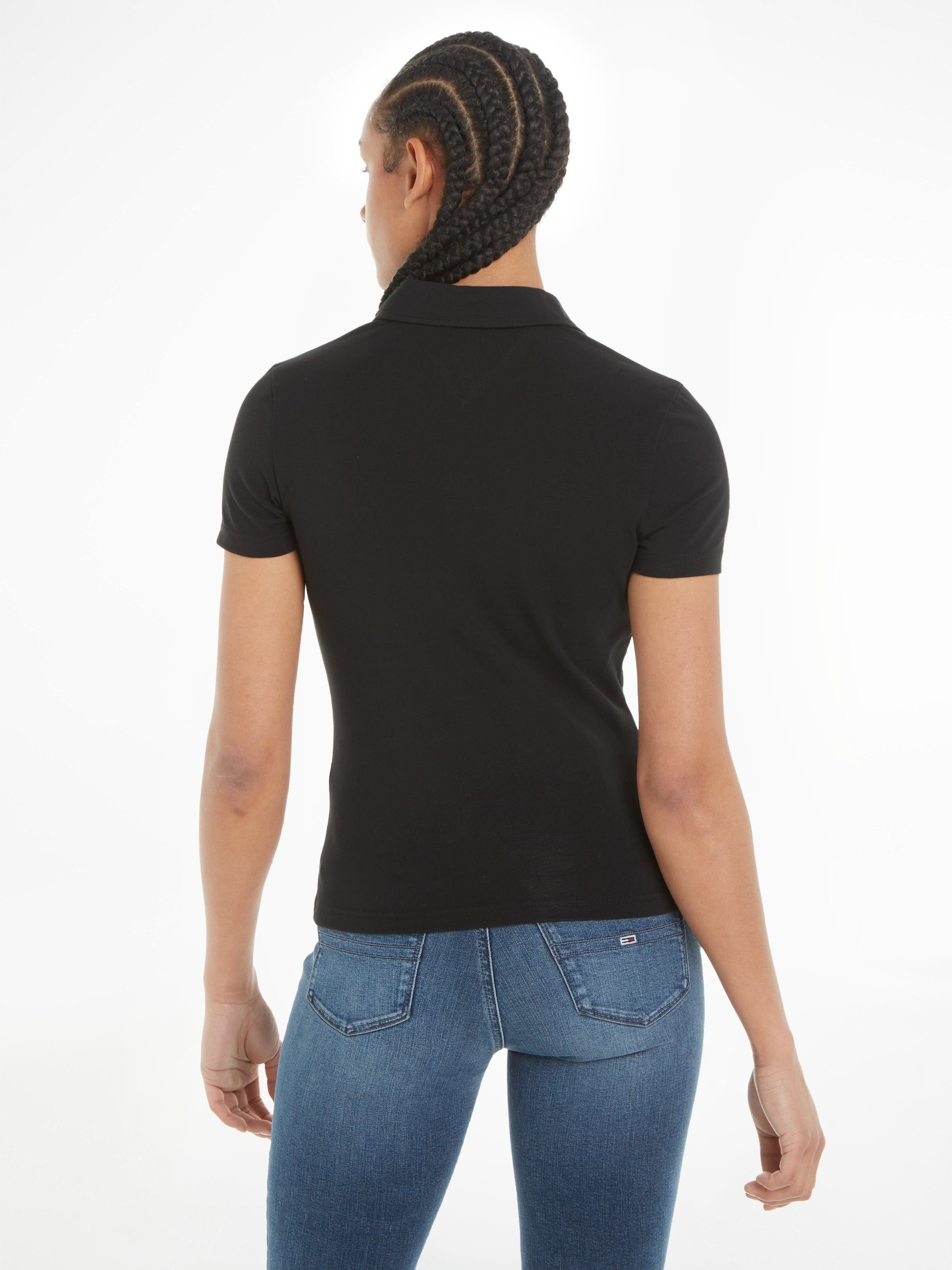 TOMMY JEANS Poloshirt met korte knoopsluiting