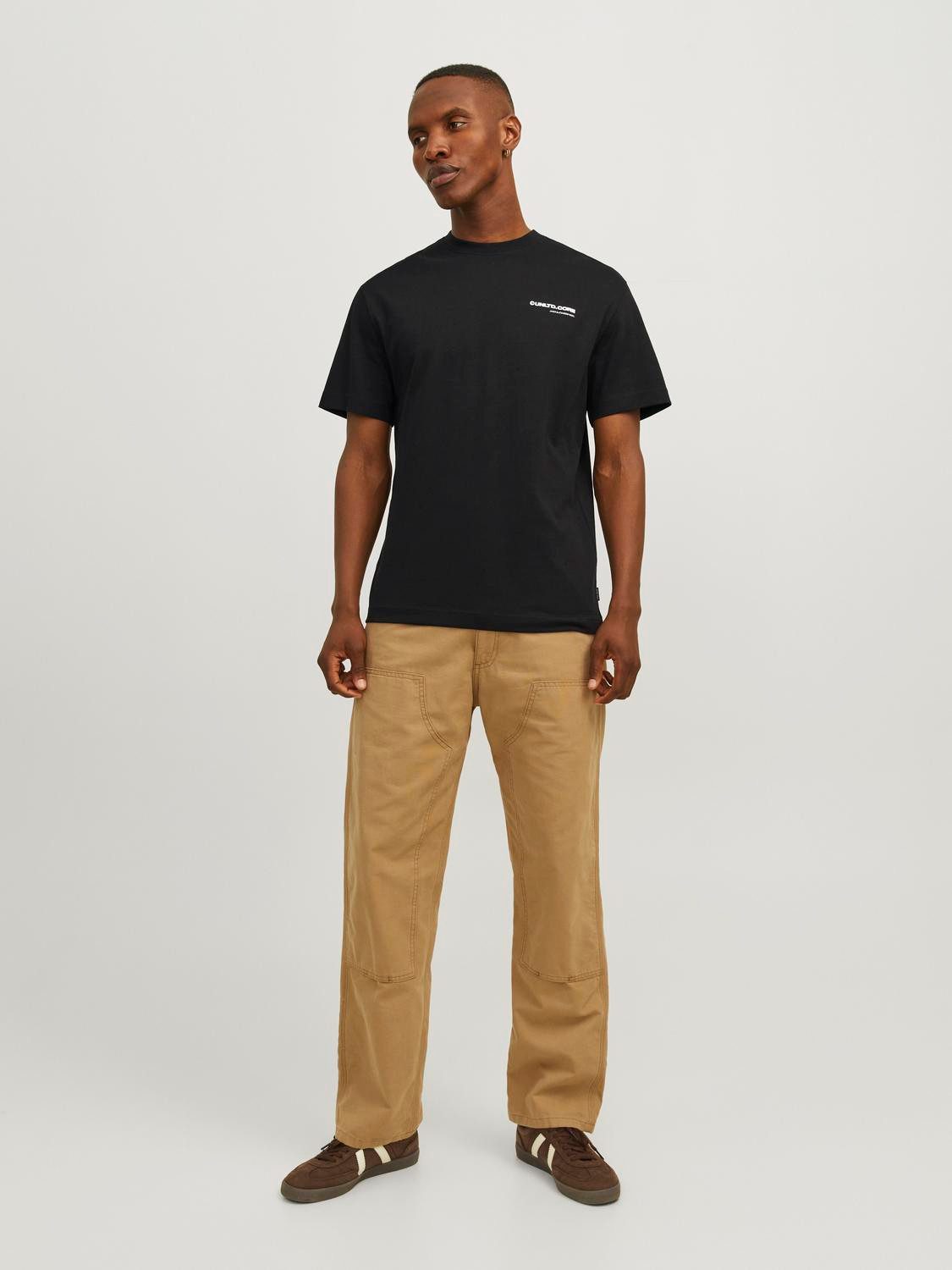 Jack & Jones Shirt met ronde hals JCOAERO PRINT TEE SS CREW NECK NOOS