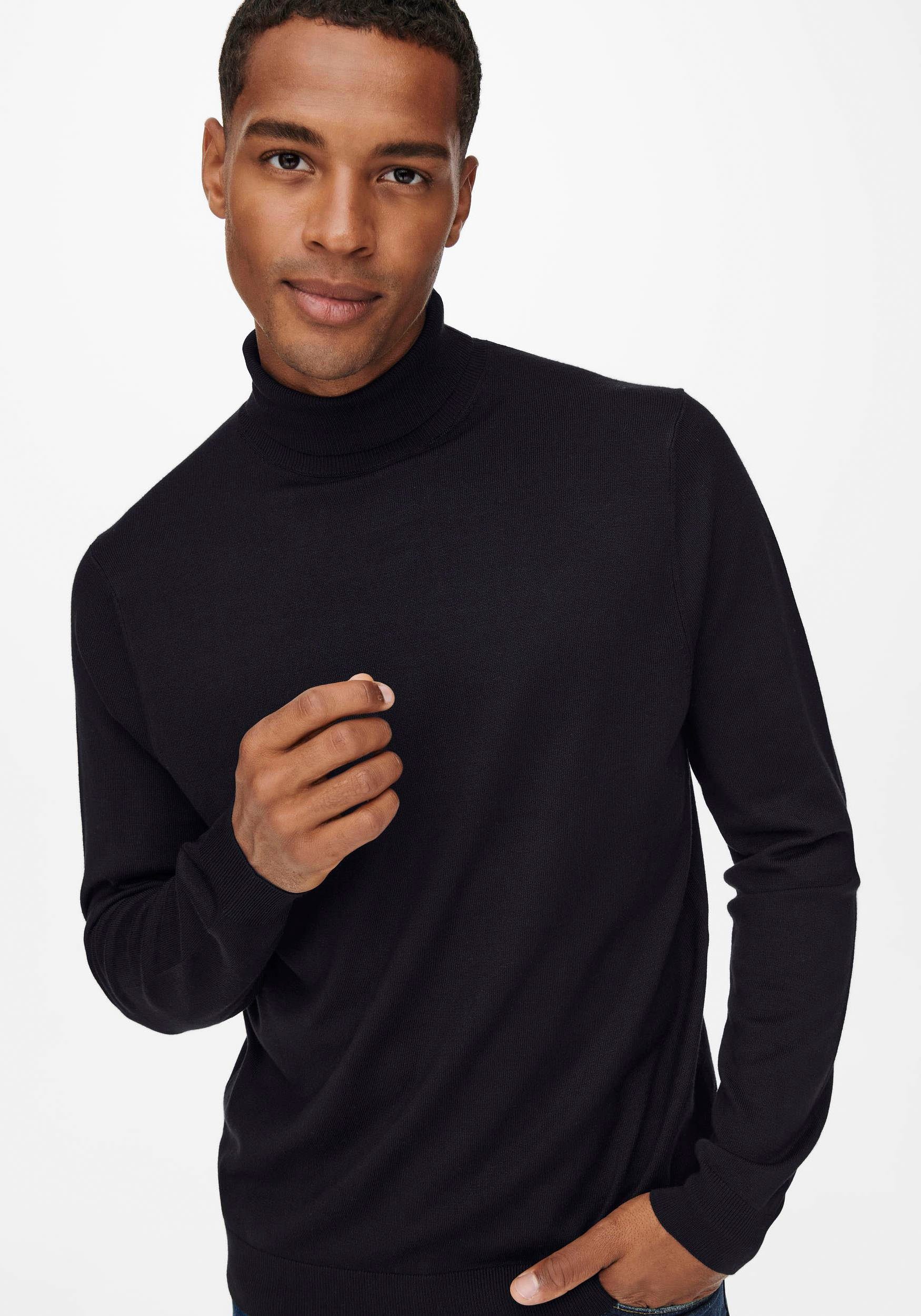 ONLY & SONS Coltrui ONSWYLER LIFE REG ROLL NECK KNIT NOOS