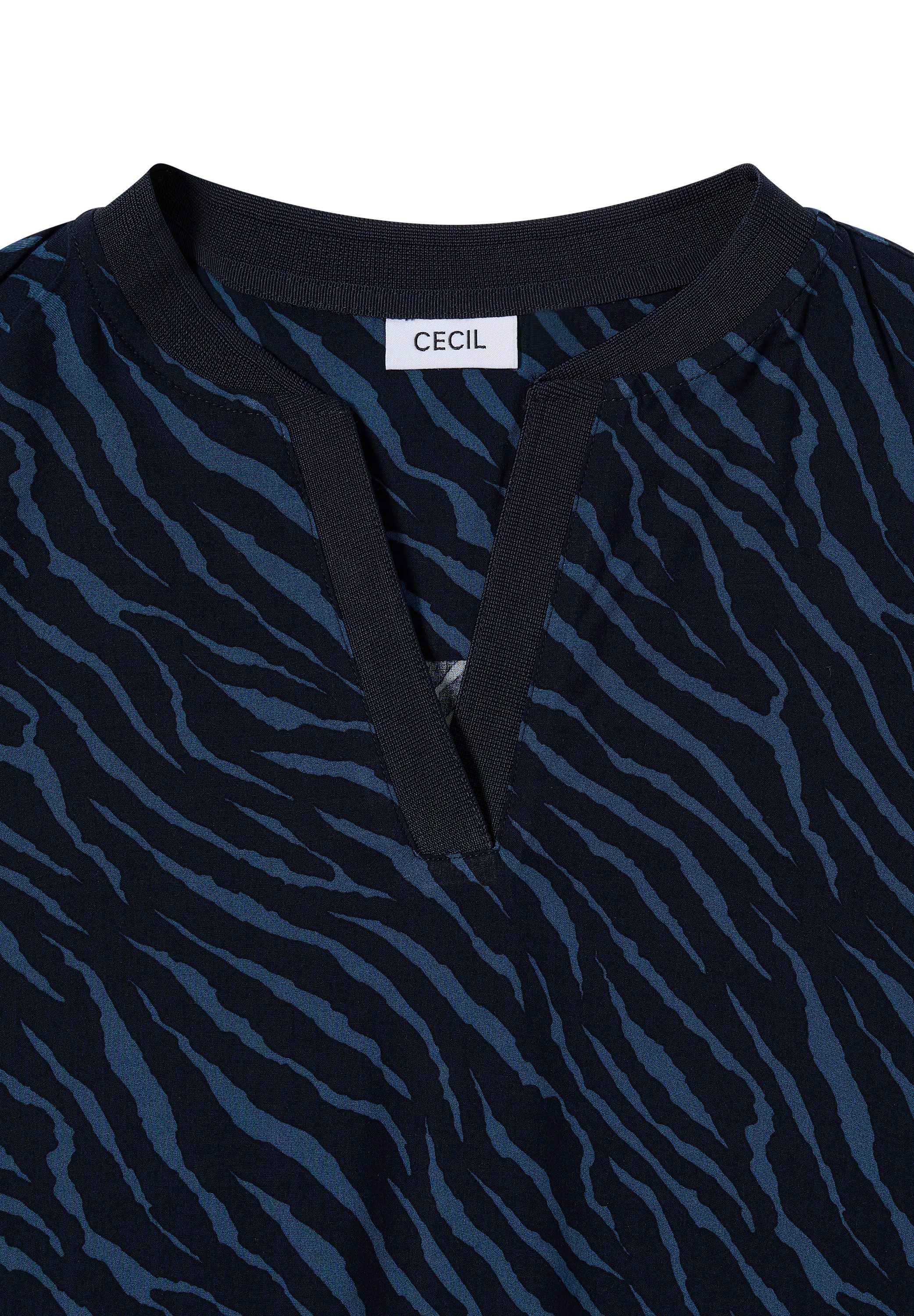 Cecil Blouse met lange mouwen met all-over zebraprint