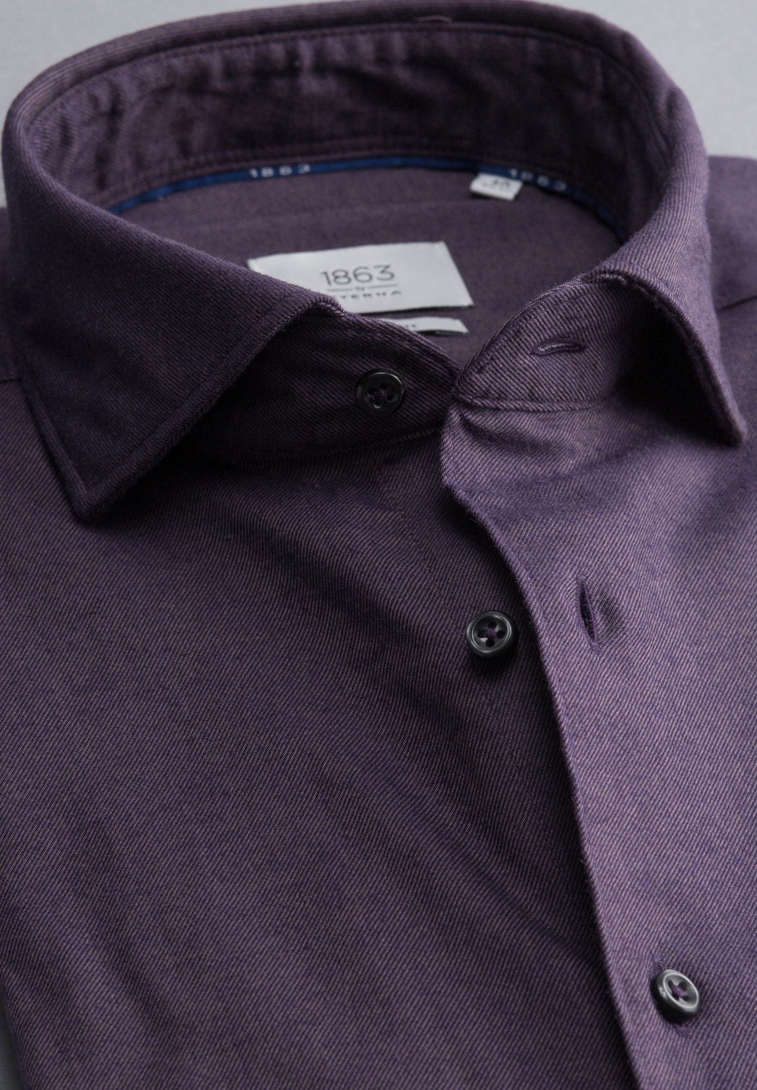 Eterna Overhemd met lange mouwen Comfort fit NON IRON (strijkvrij)