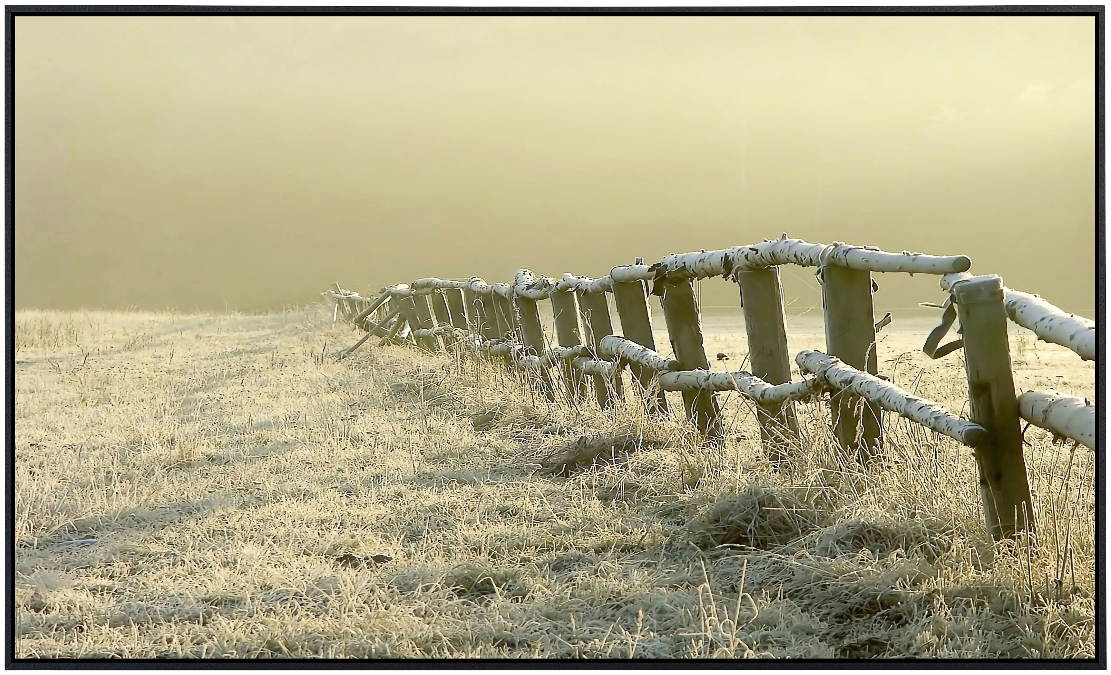 Papermoon Infraroodverwarming Hek in nevelige veld zeer aangename stralingswarmte
