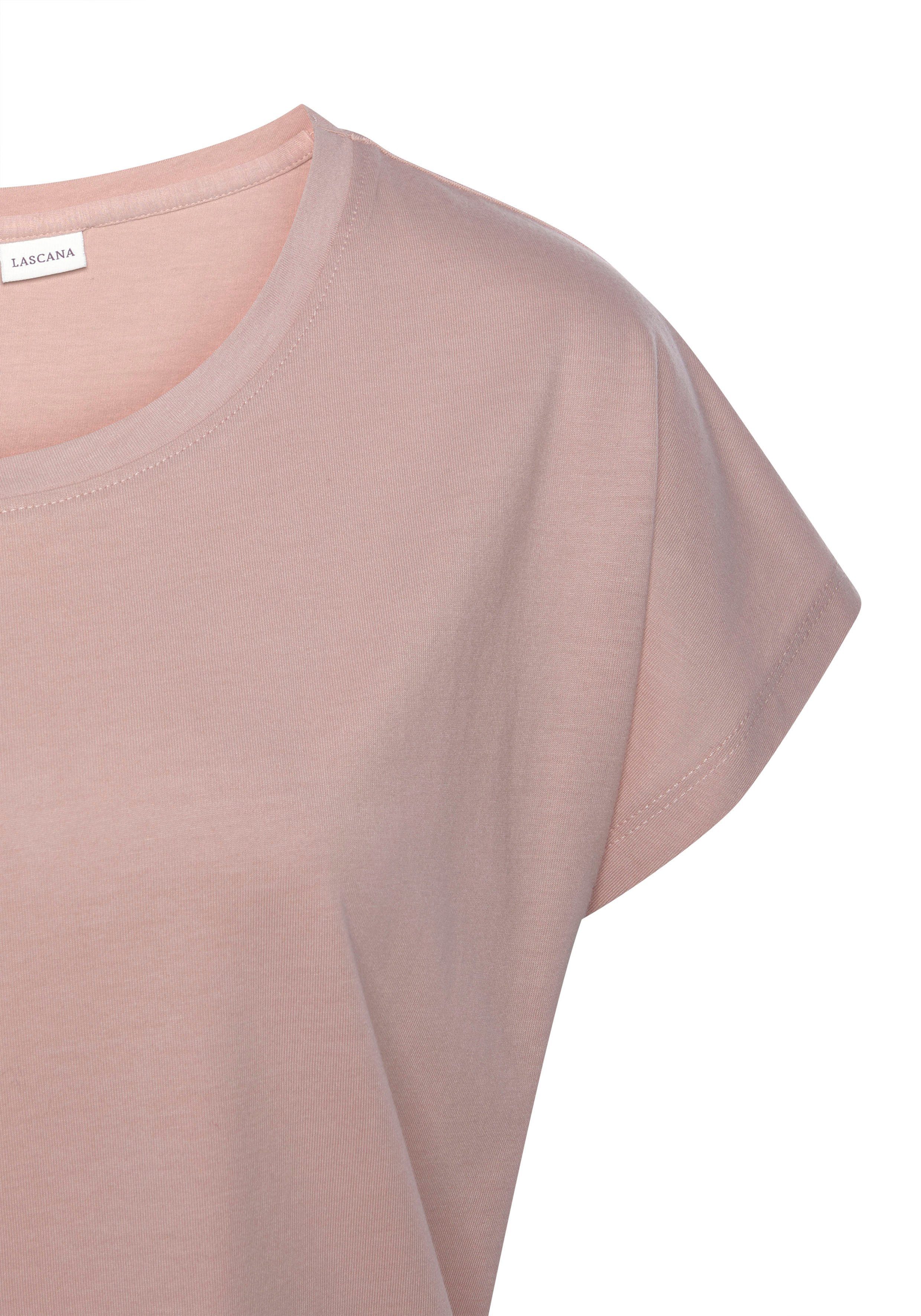 Lascana Pyjama top in effen kleuren