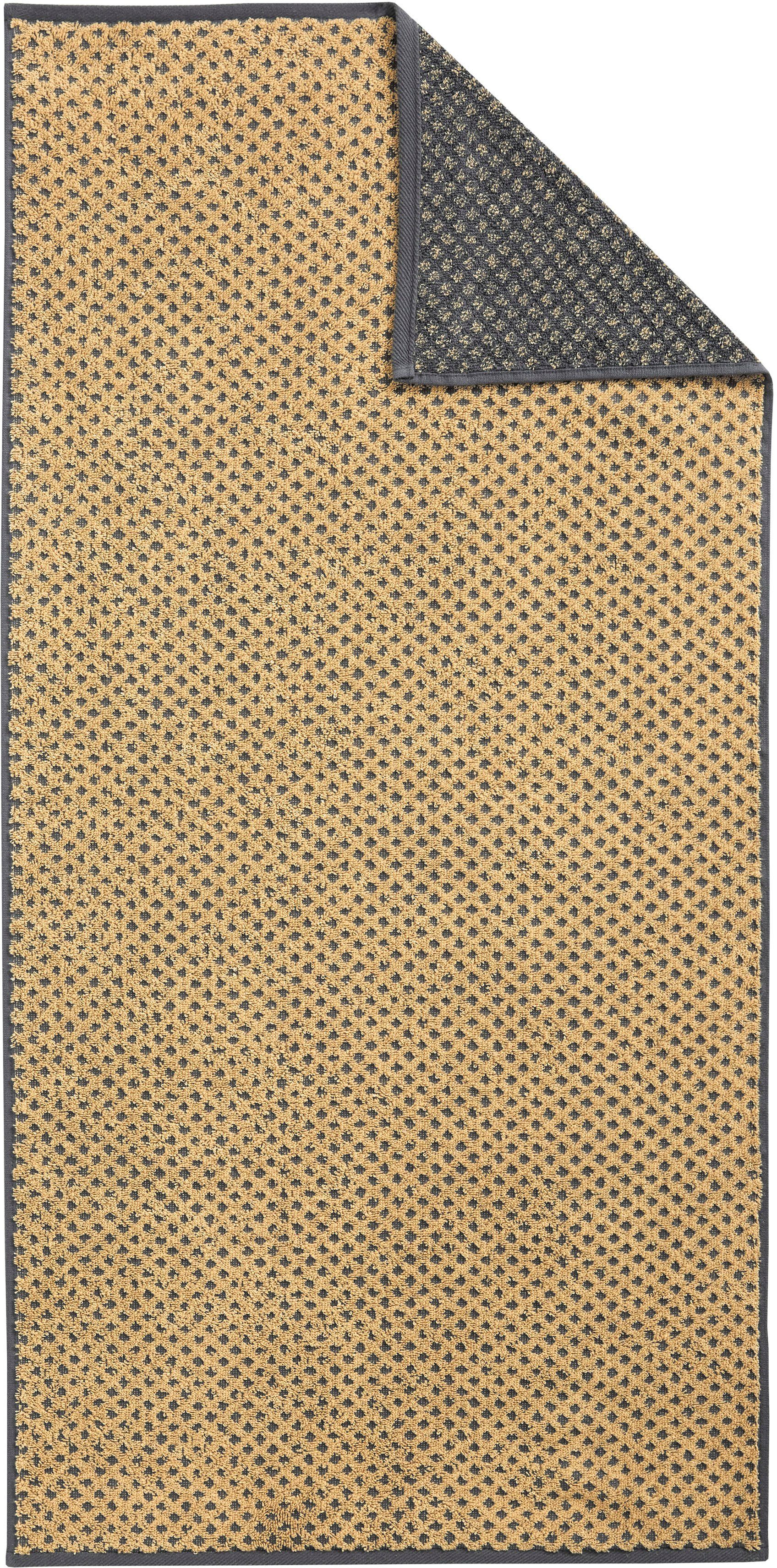 Dyckhoff Handdoekenset Golden Shades Rhombus Knuffelzacht, 4 handdoeken (50x100cm), 2 douchehanddoeken (70x140cm) (set, 6-delig)