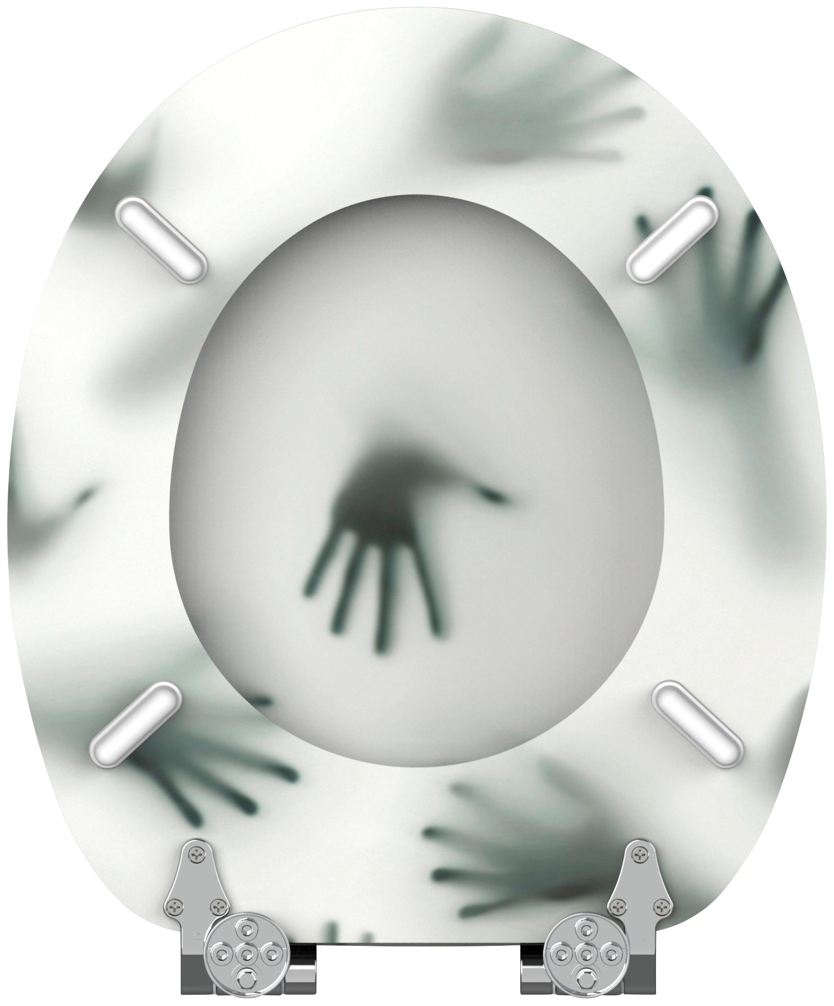 Sanilo Toiletzitting Shadow Hands met soft-closemechanisme