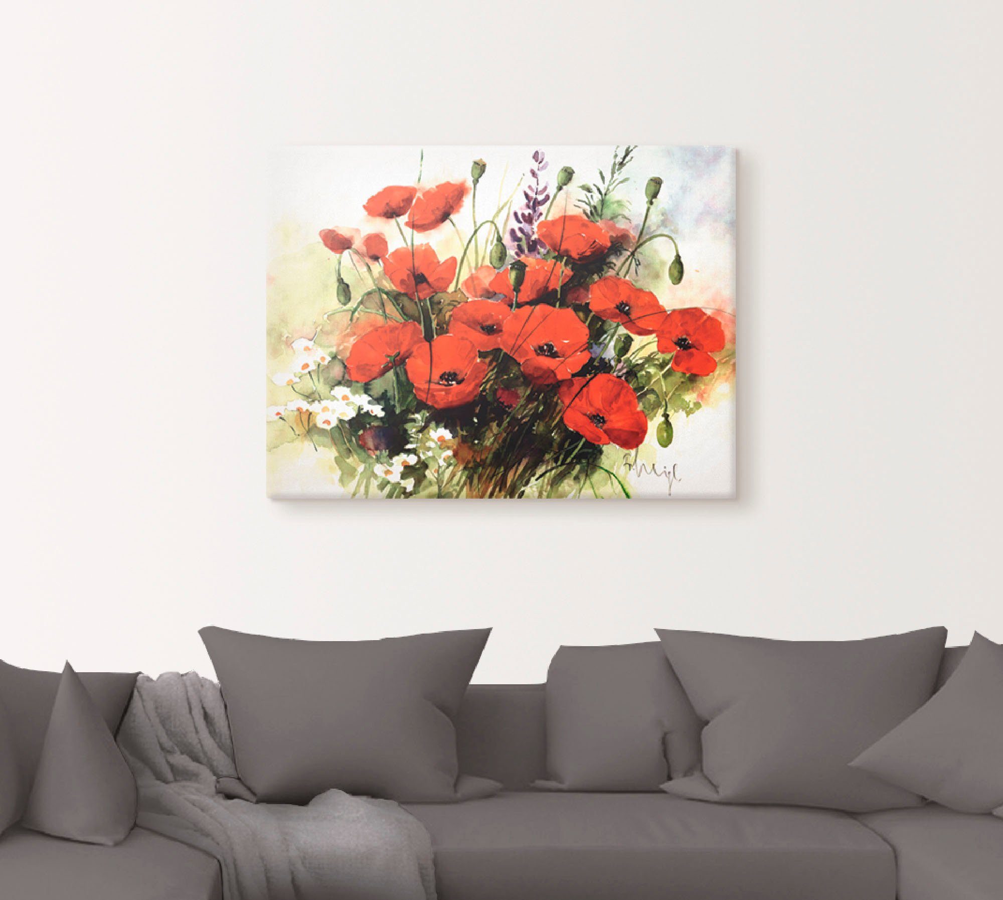 Artland Artprint Bloemen samenstelling III als artprint op linnen, poster, muursticker in verschillende maten