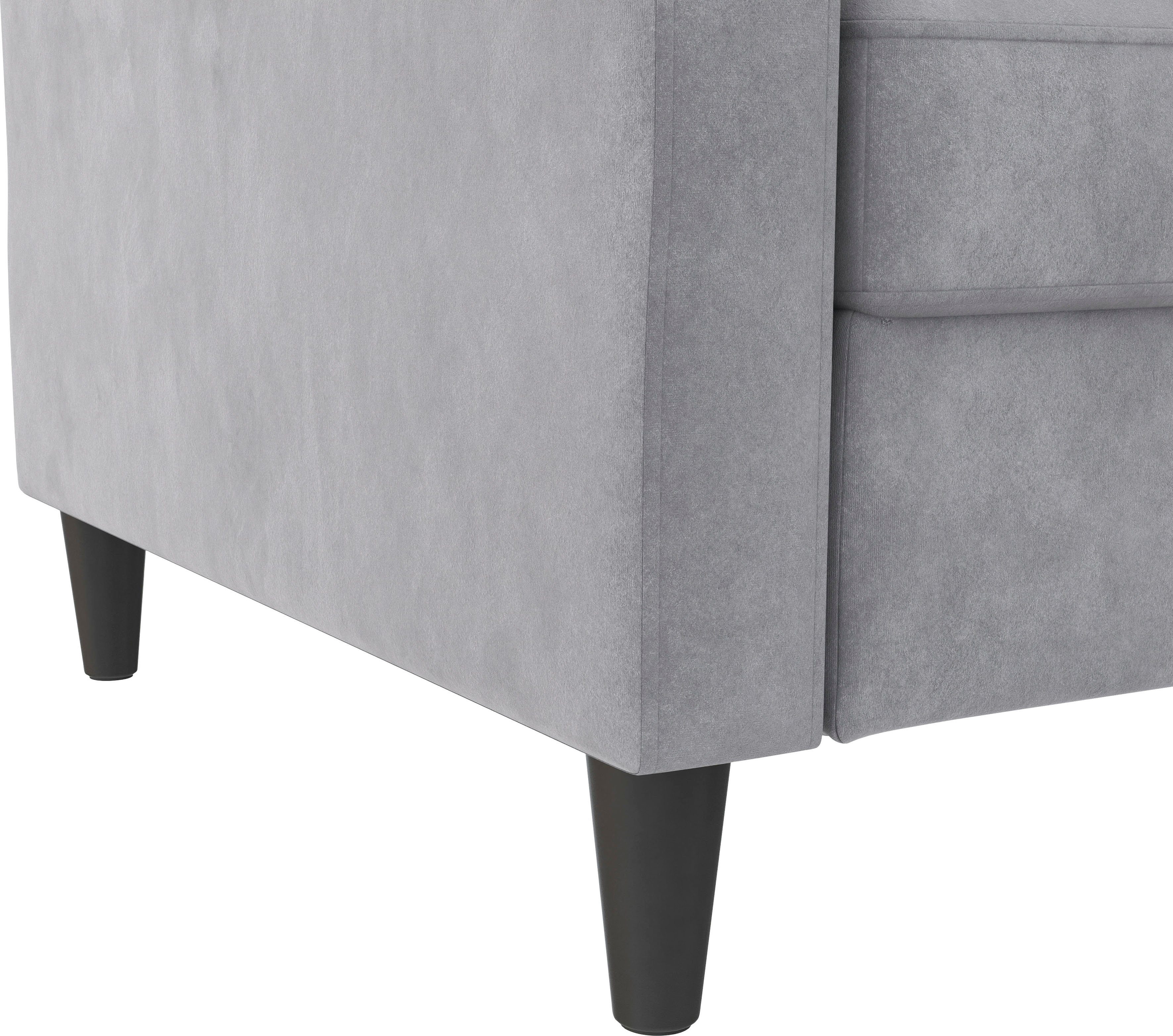 Dorel Home 3-zitsbank Hartford II Slaapfunctie, rugleuning 2-delig, 3-voudig verstelbaar, zithoogte 43 cm