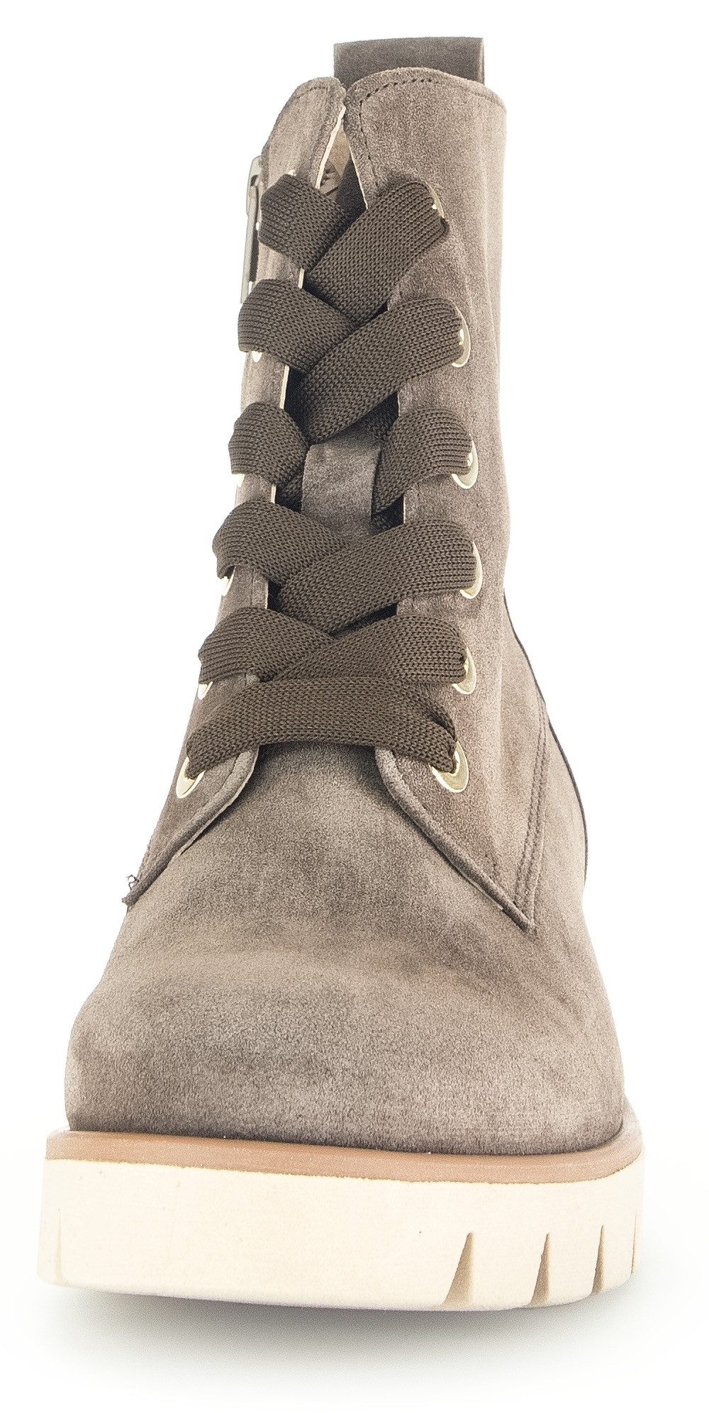 Gabor Veterlaarsjes blokhak, herfstmode, veterschoenen met best fitting-uitrusting