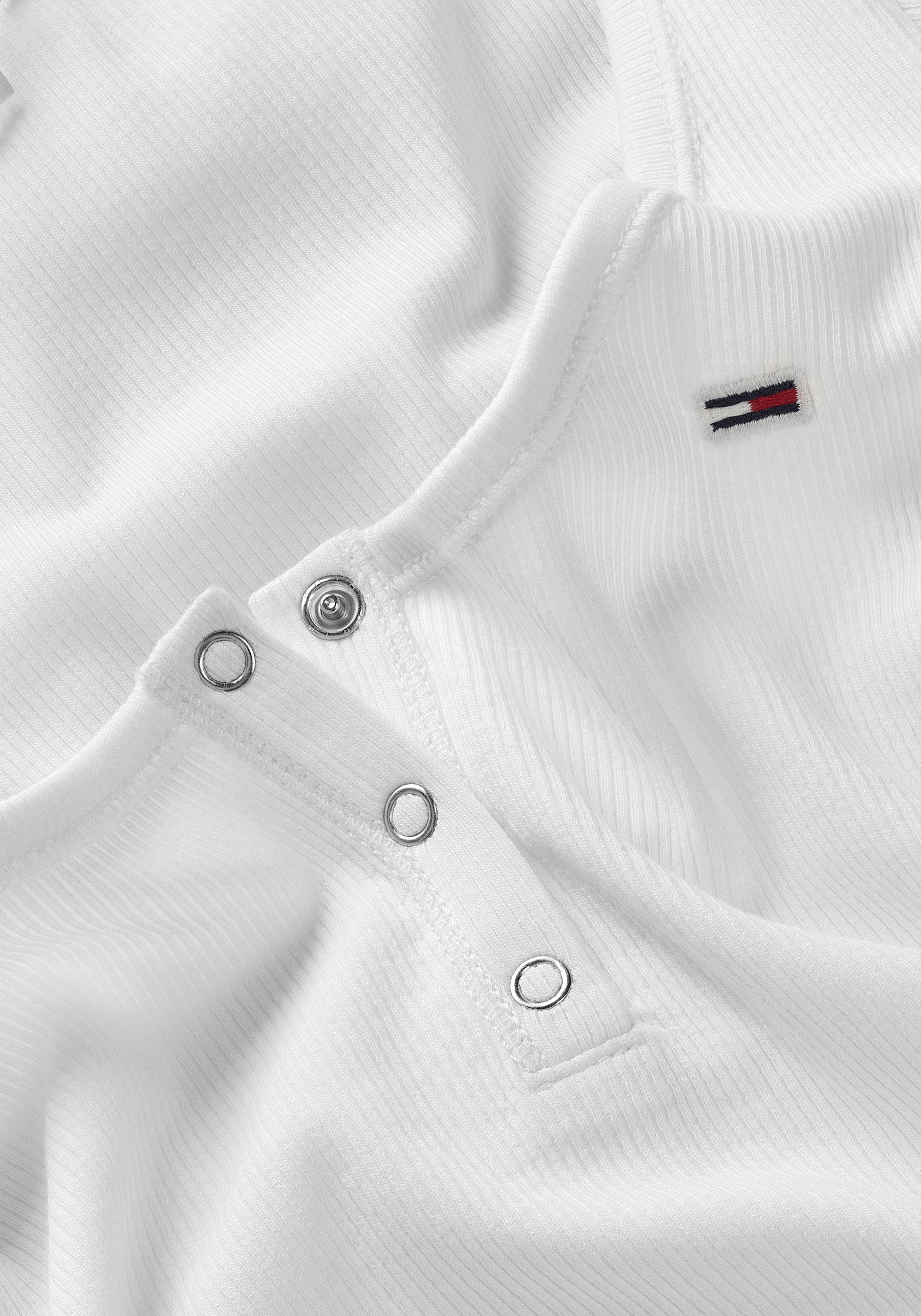 TOMMY JEANS Shirt met ronde hals TJW SLIM HENLEY TOP SS