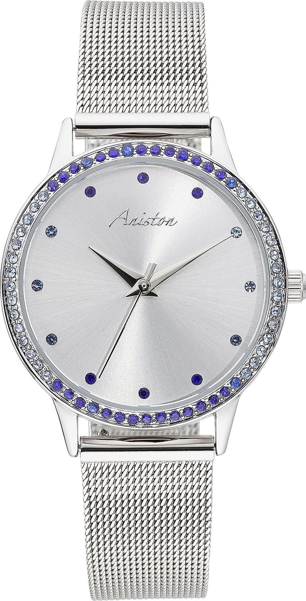 Aniston JEWELRY & WATCHES Kwartshorloge Horloge, dameshorloge, ideaal ook als cadeau, nieuwe collectie (set, 3-delig, Met 2 wisselbandjes)