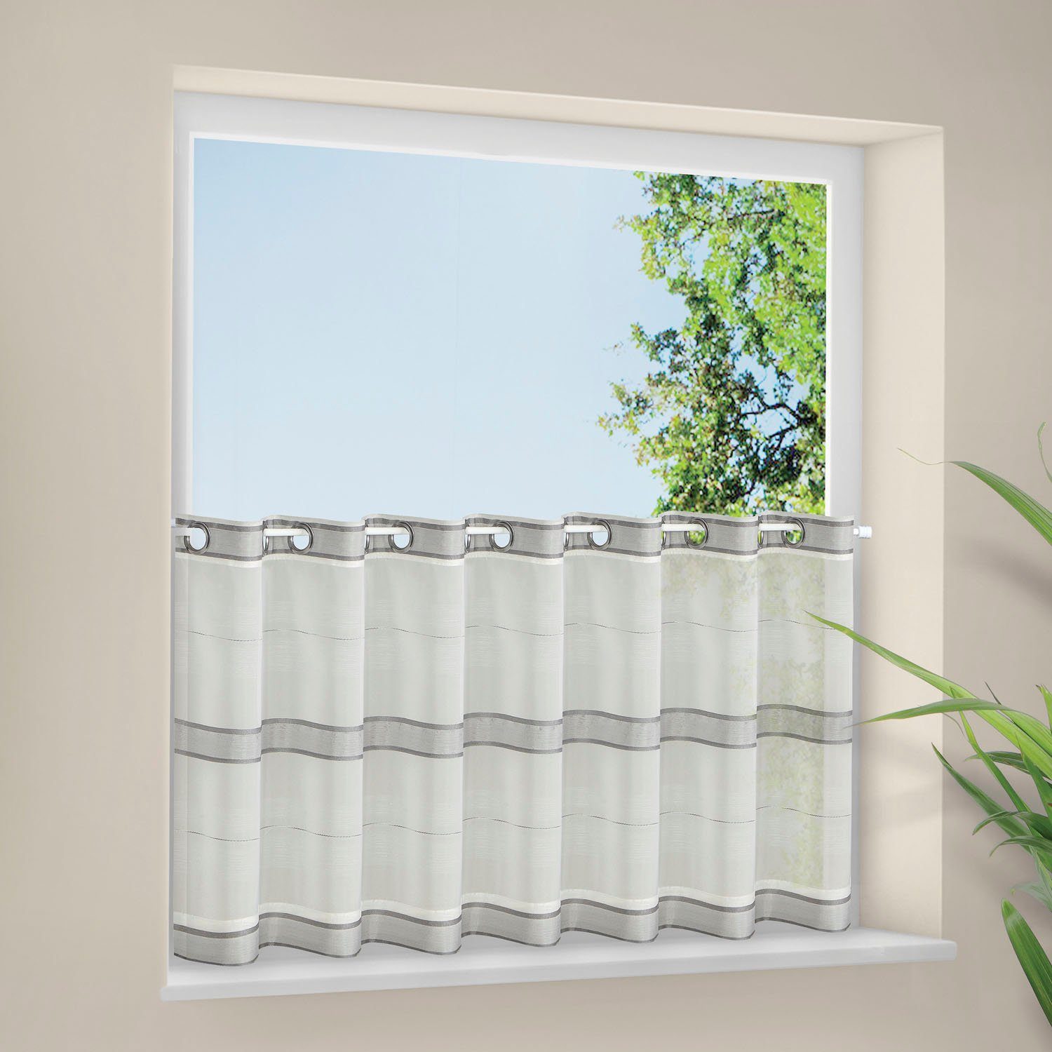 Gerster Valletje Ubbe HxB: 50x140, met een modern streepdessin (1 stuk)
