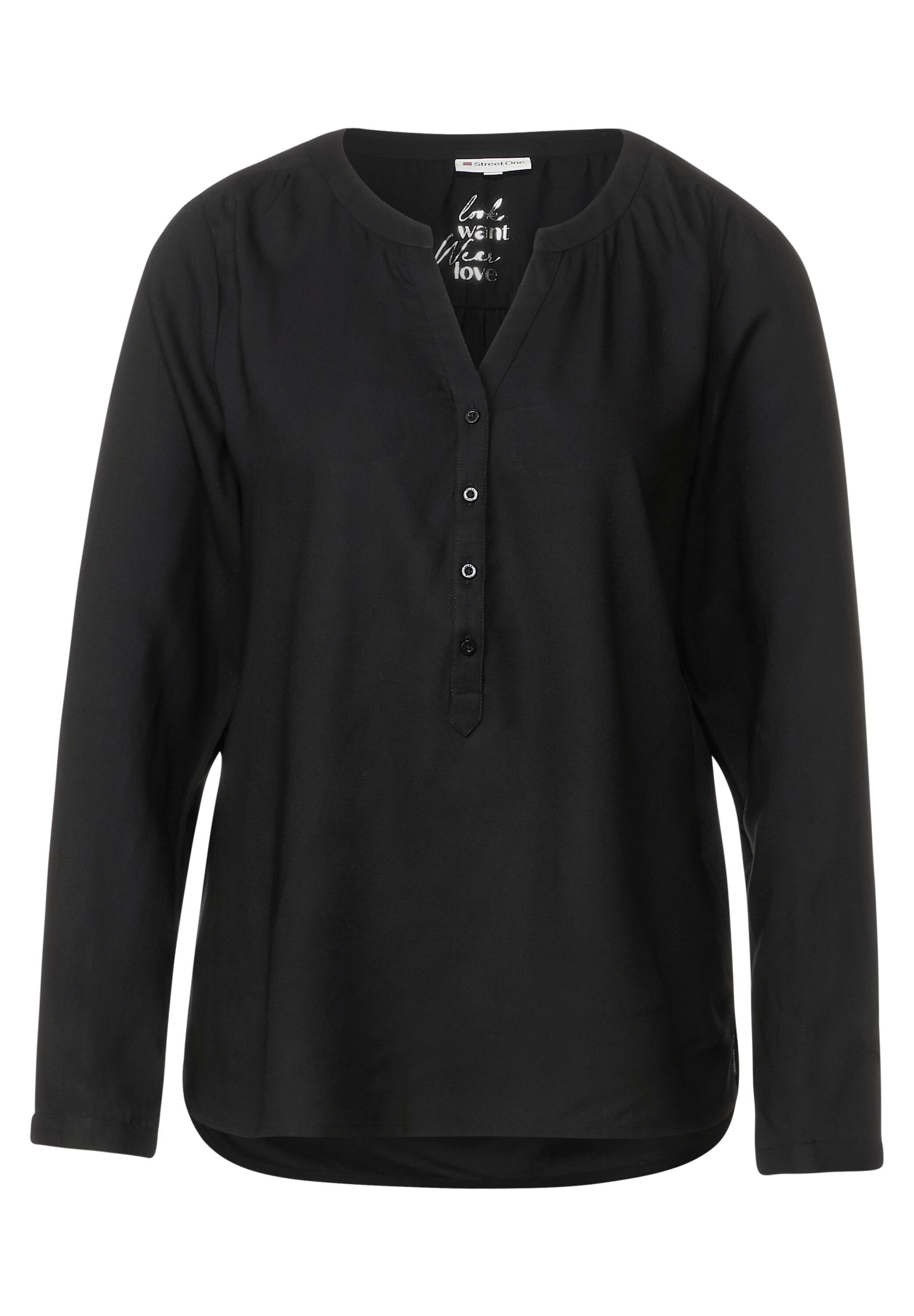 STREET ONE Shirtblouse Style Bamika met zijsplitten