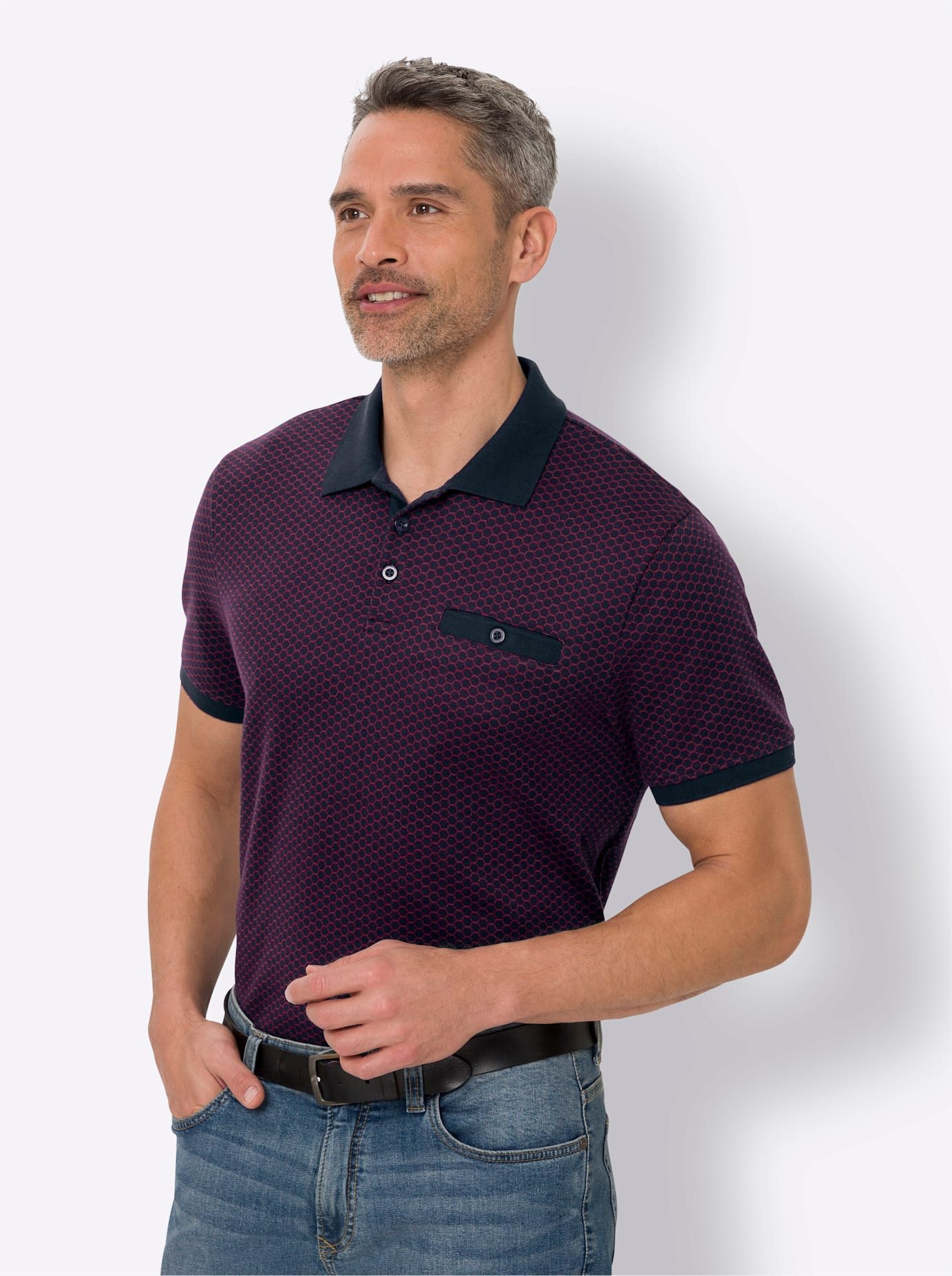 Classic Poloshirt met korte mouwen (1-delig)