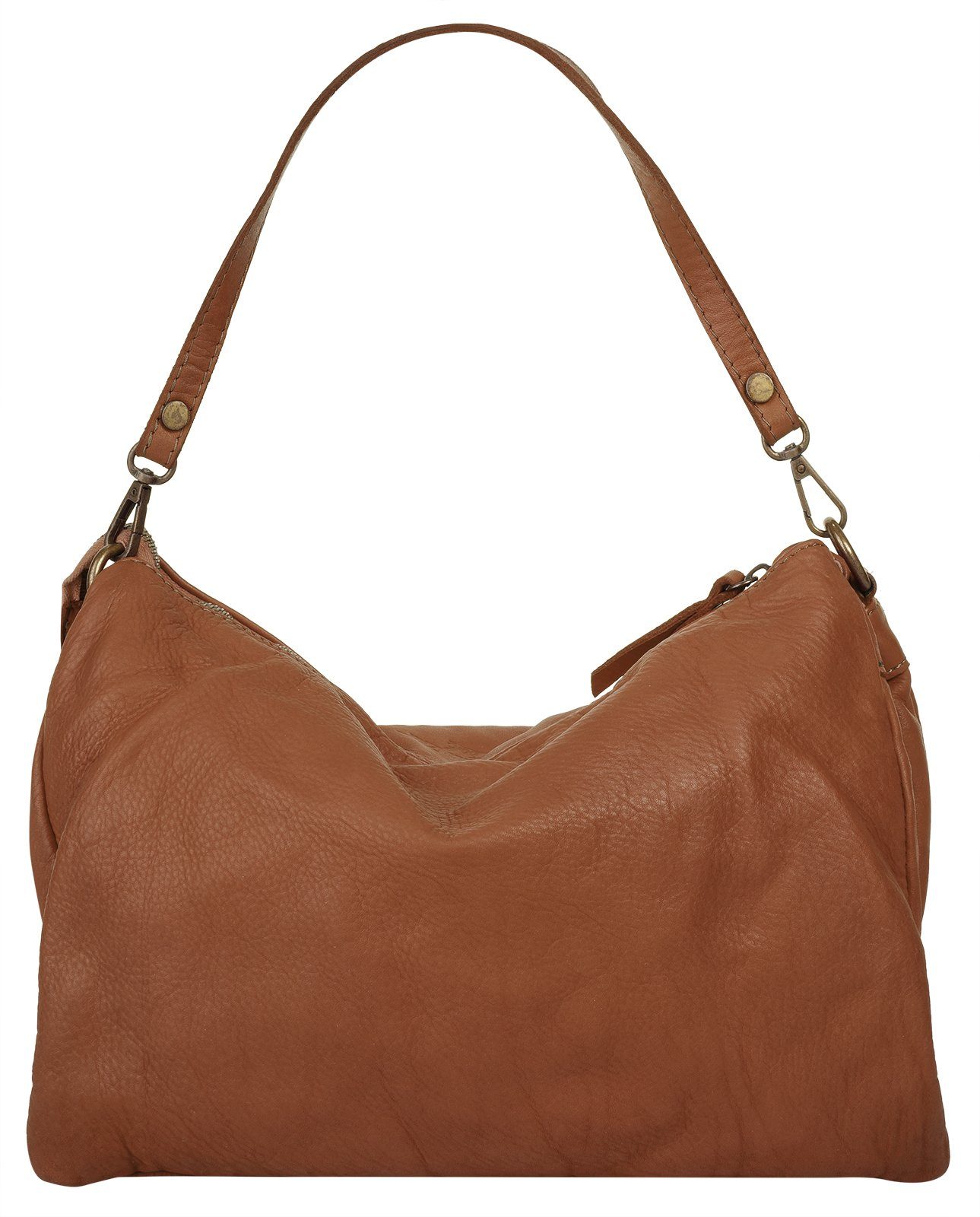 Samantha Look Schoudertas echt leer, made in italy