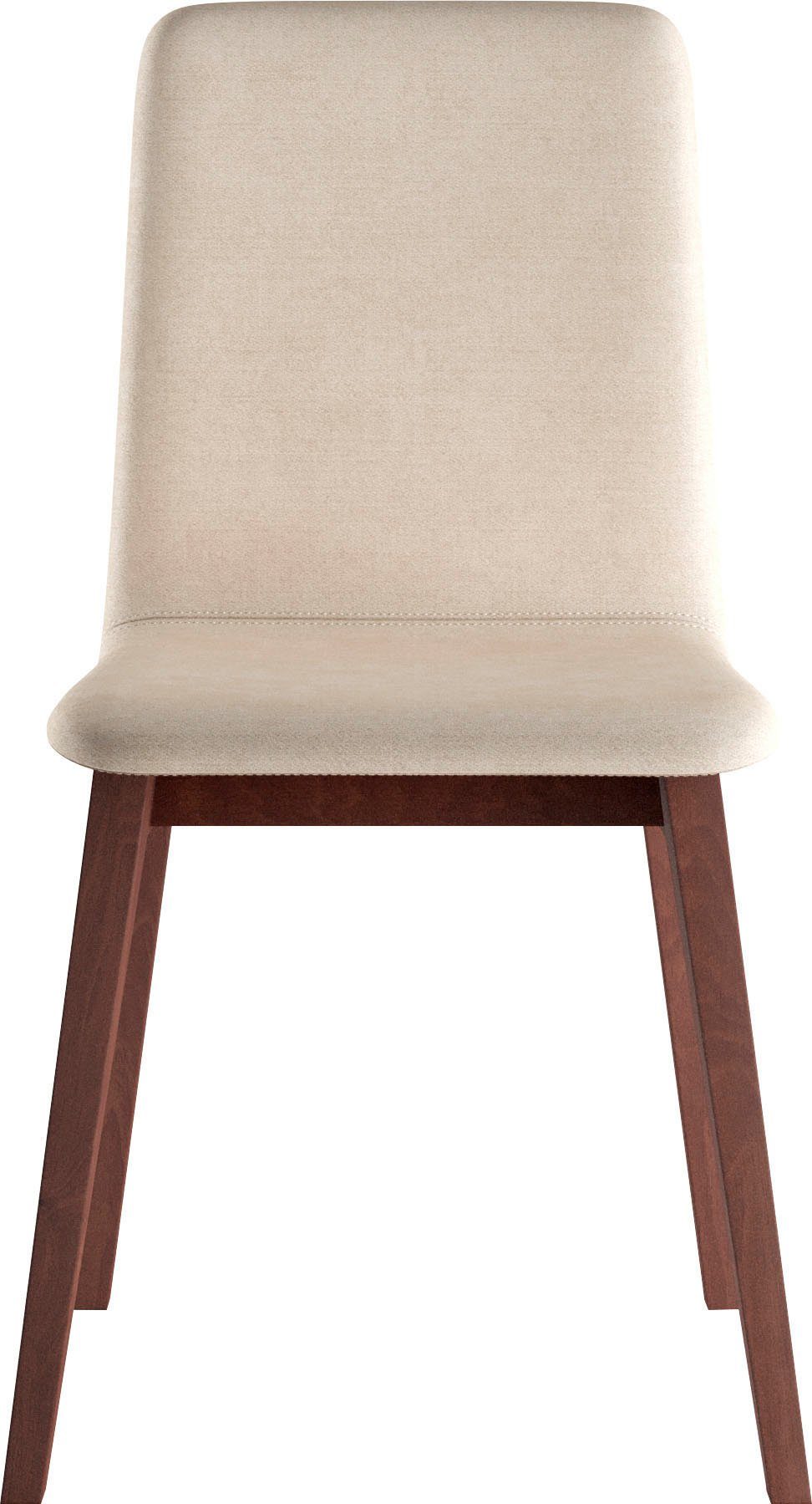 INOSIGN Stoel Sandy met verschillende stoelpootkleuren en kleurvarianten, zithoogte 47 cm (2 stuks)