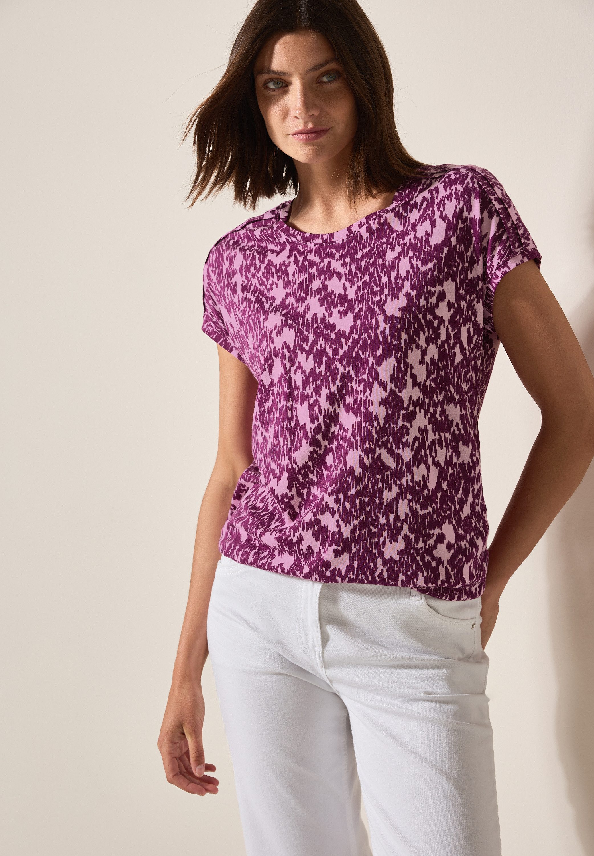 Cecil T-shirt met print all-over