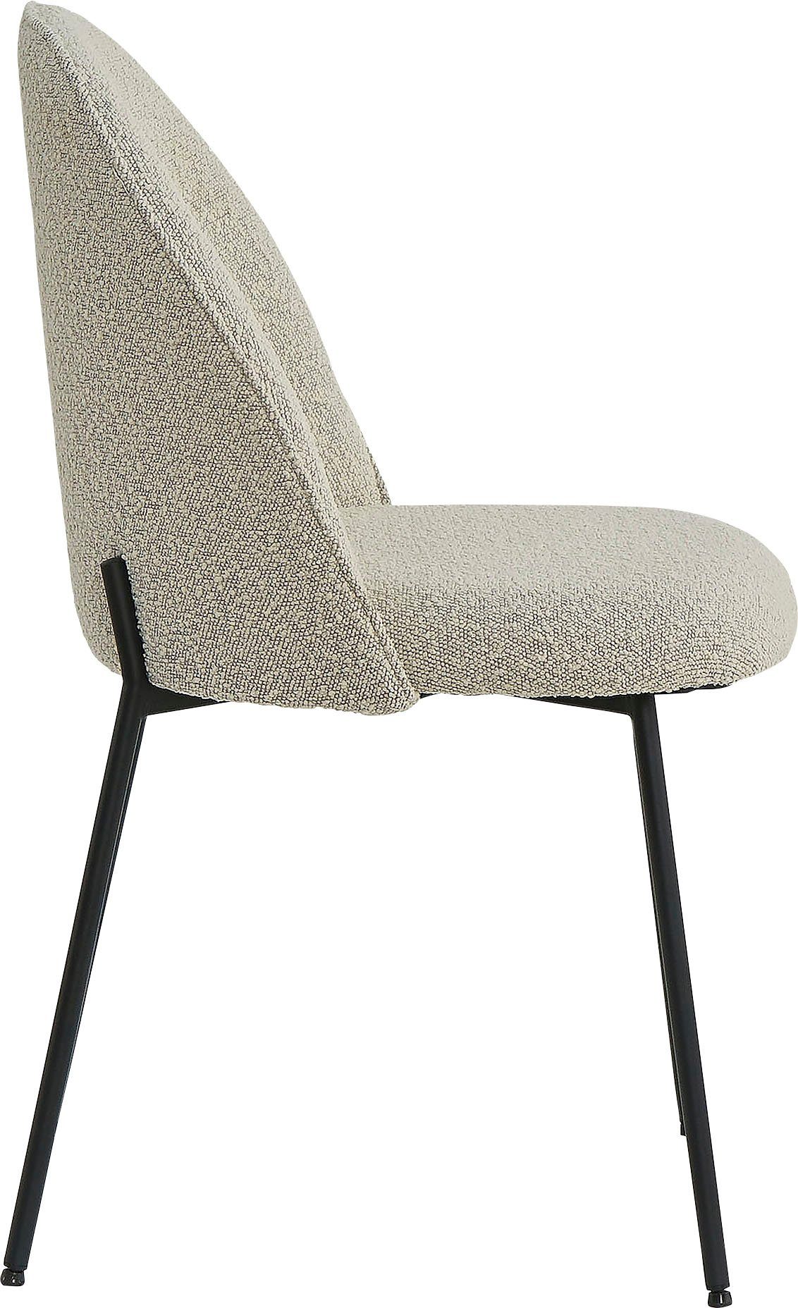 TOM TAILOR HOME Stoel met afgeronde rugleuning (set, 2 stuks)