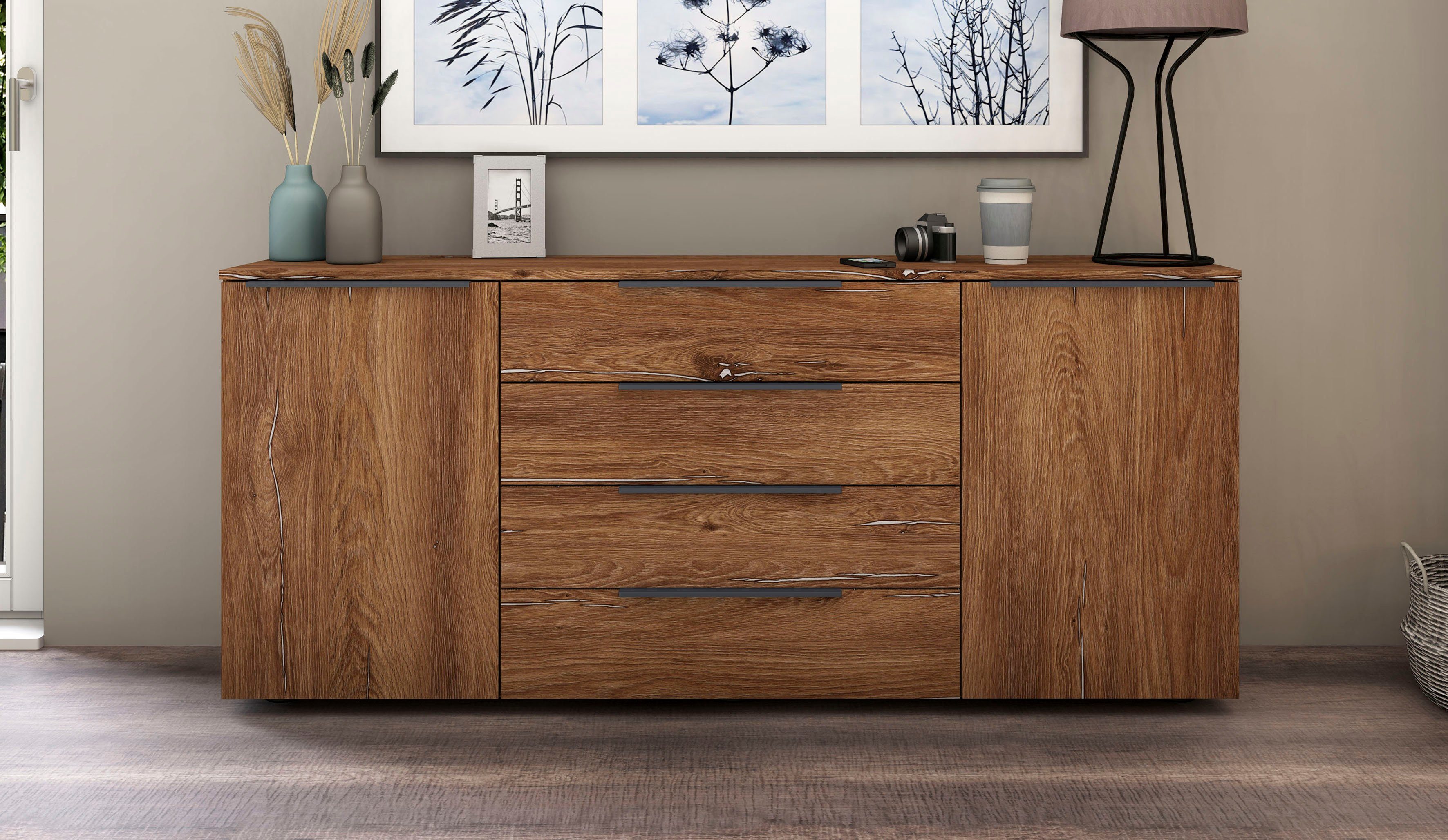 borchardt Möbel Dressoir Tom Breedte 166 cm