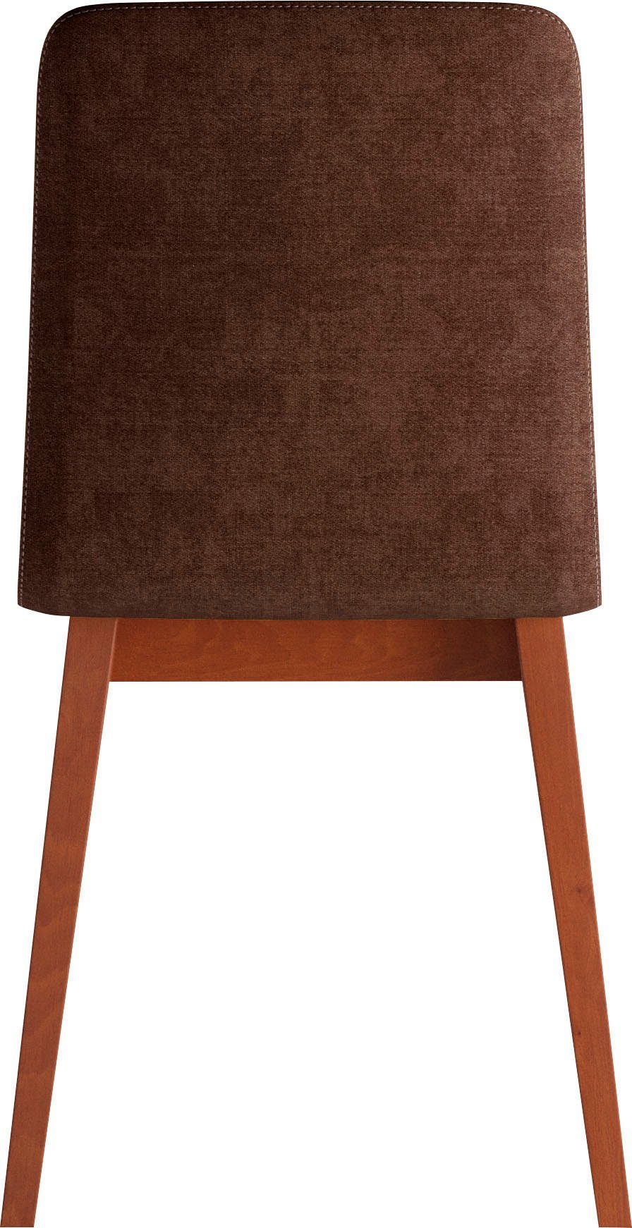 INOSIGN Stoel Sandy met verschillende stoelpootkleuren en kleurvarianten, zithoogte 47 cm (2 stuks)
