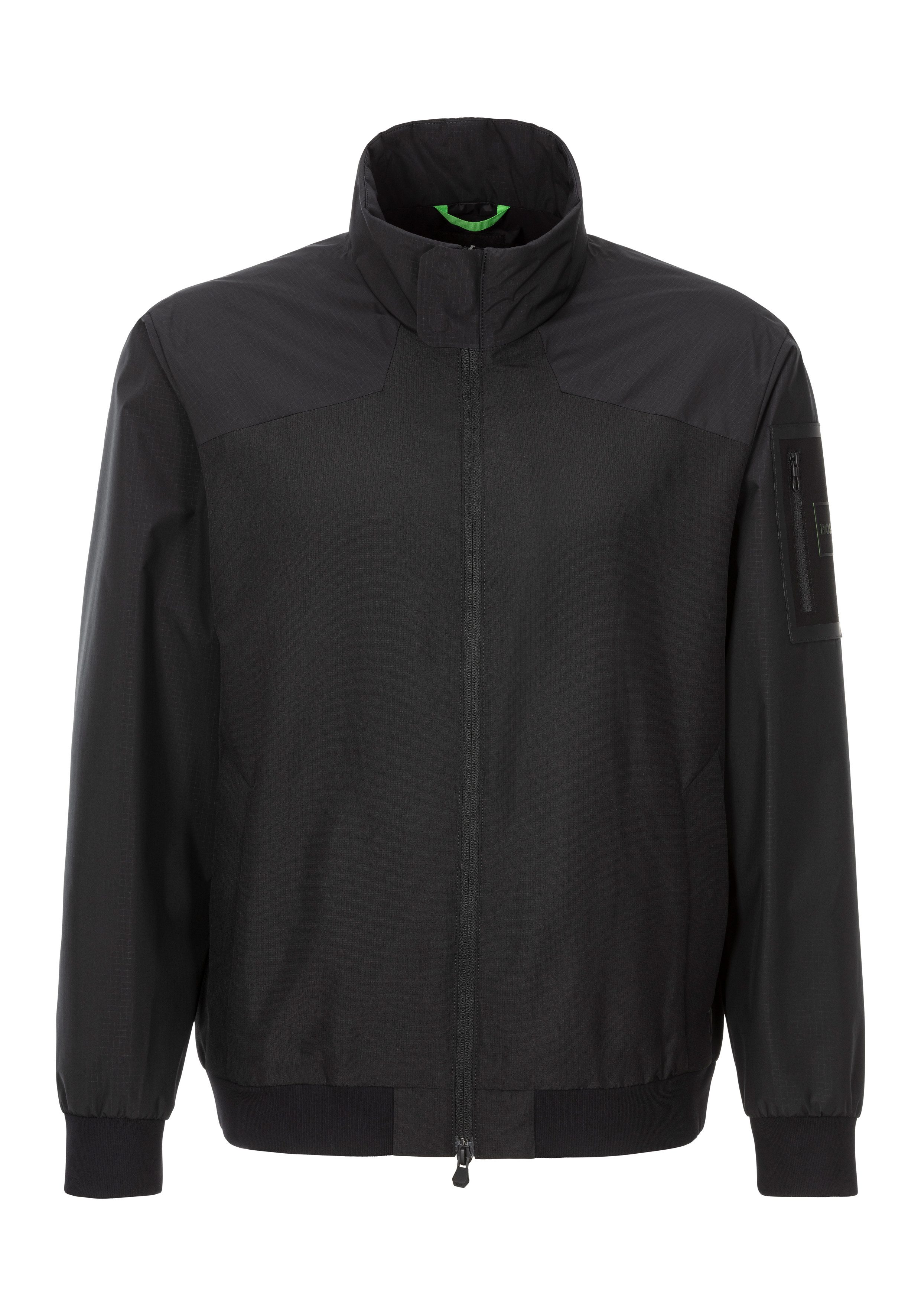 BOSS GREEN Functioneel jack J_Larzac met mouwzakje