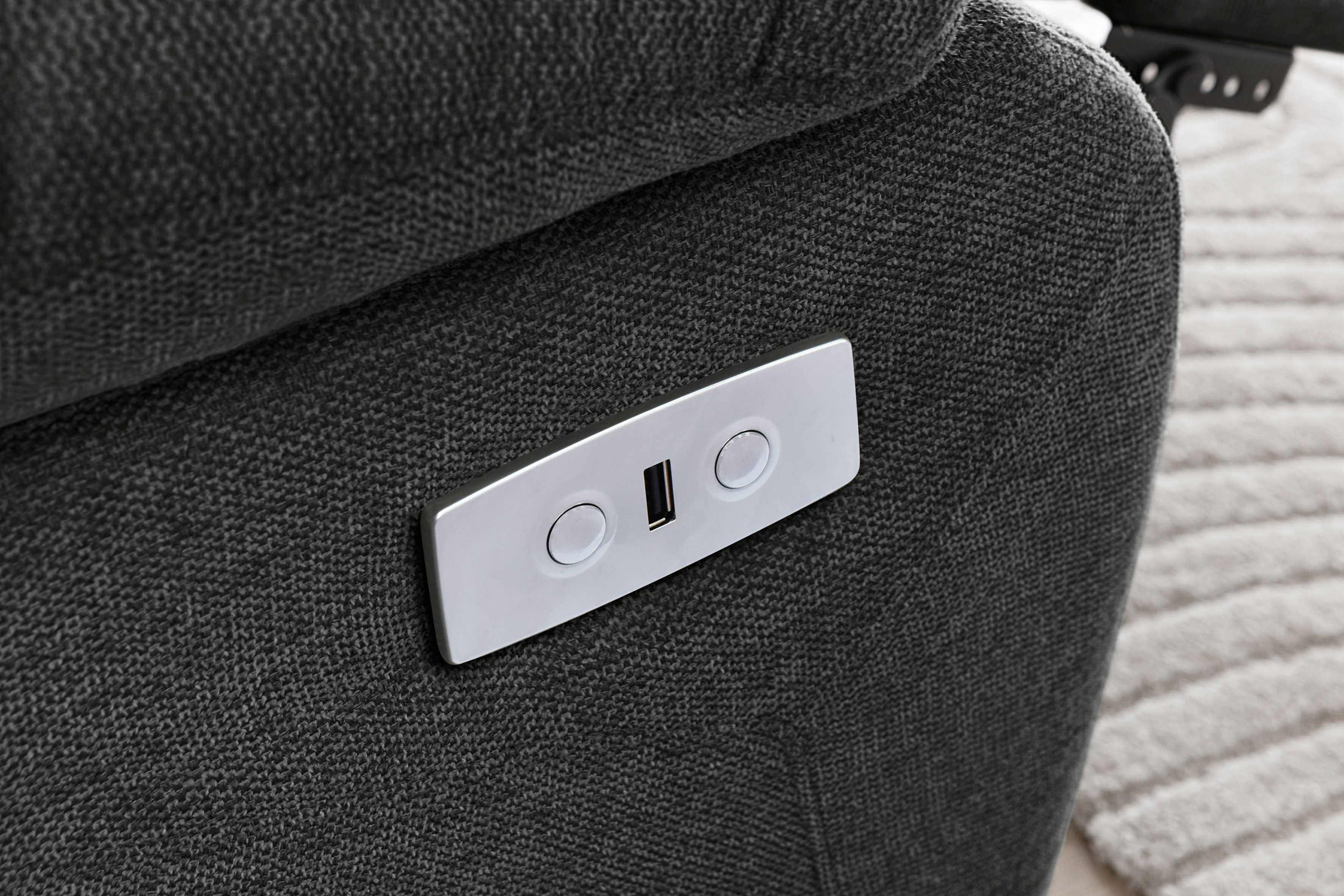 Home affaire 2-zitsbank Lannilis met handmatige en elektrische relaxfunctie