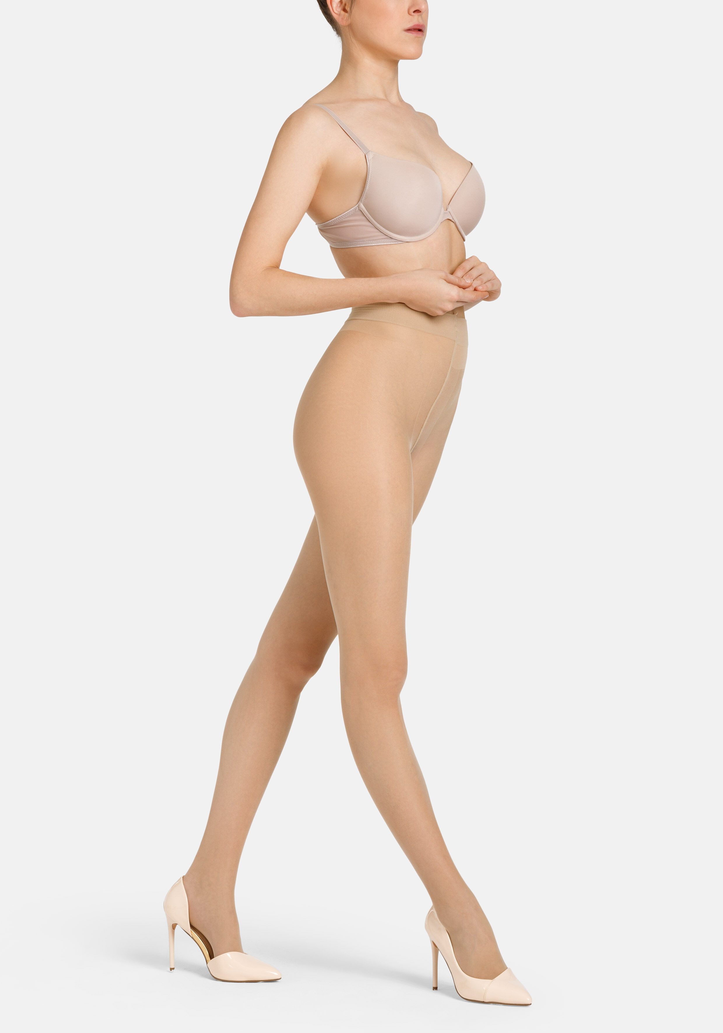Camano Panty Fine everyday met licht verstevigde, nauwelijks zichtbare voetpunt (Set van 4)