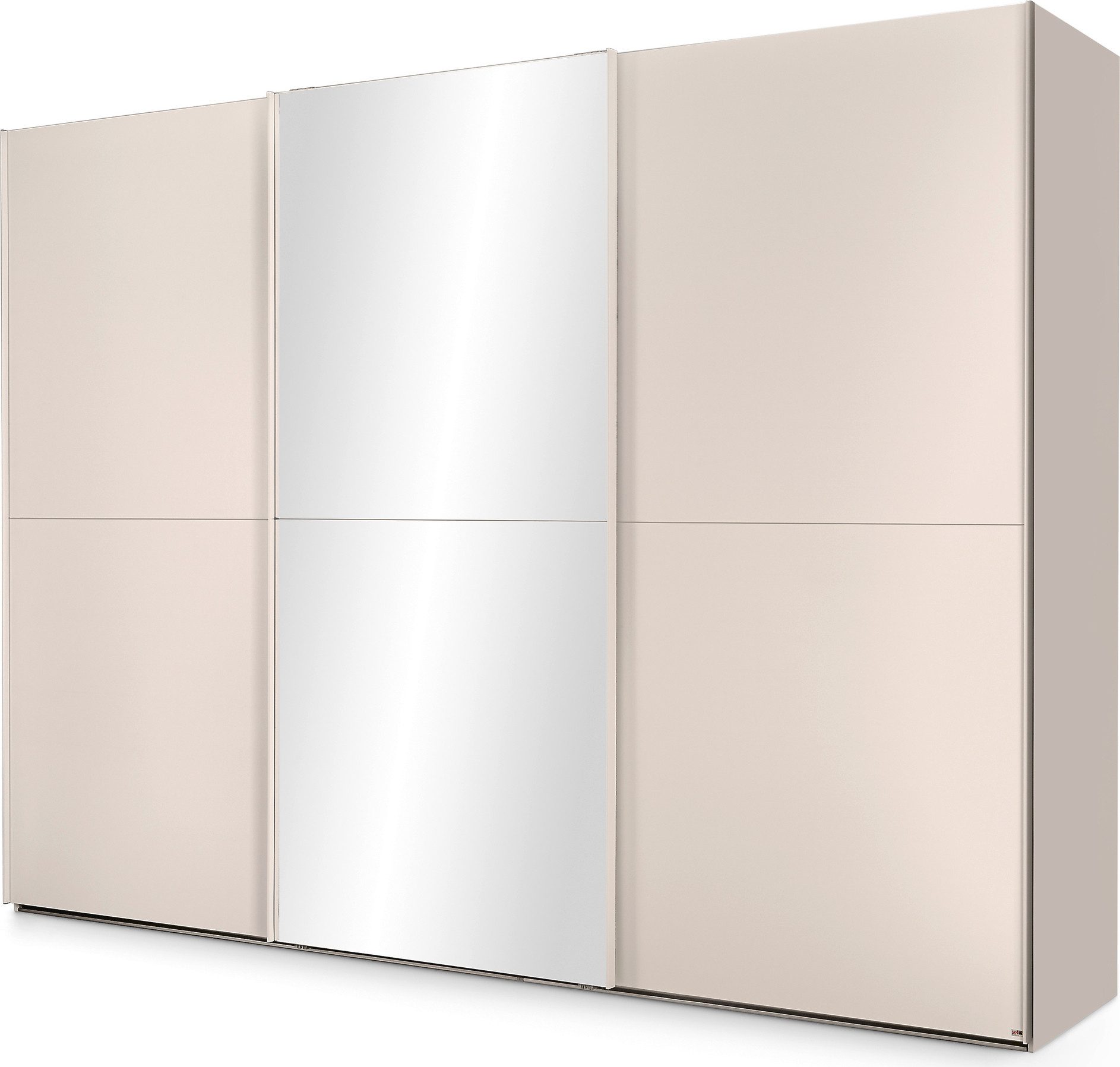 set one by Musterring Schuifdeurkast Henderson met spiegel, inclusief planken en garderobestangen