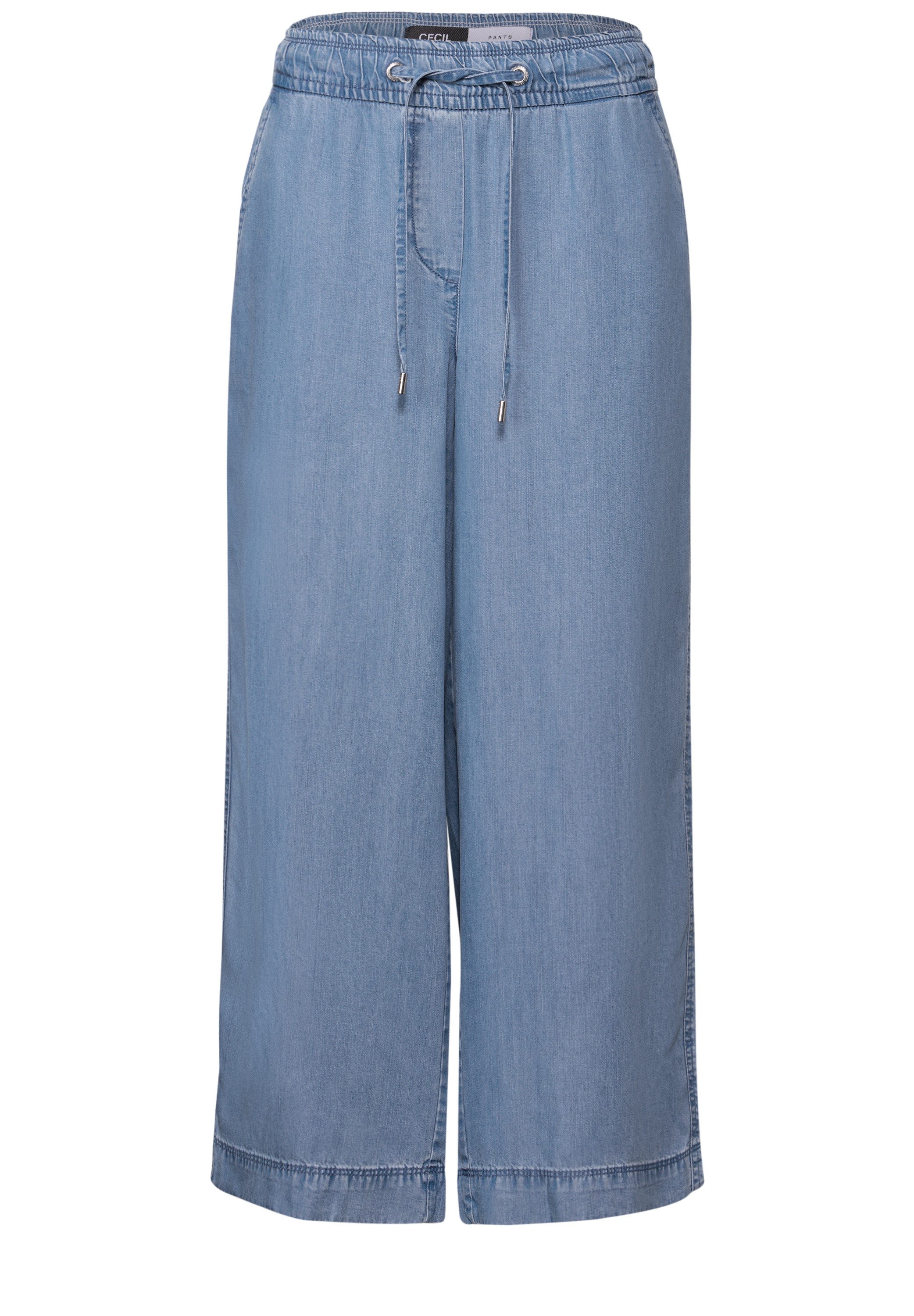 Cecil Stoffen broek Style Neele met elastische band en elastiek